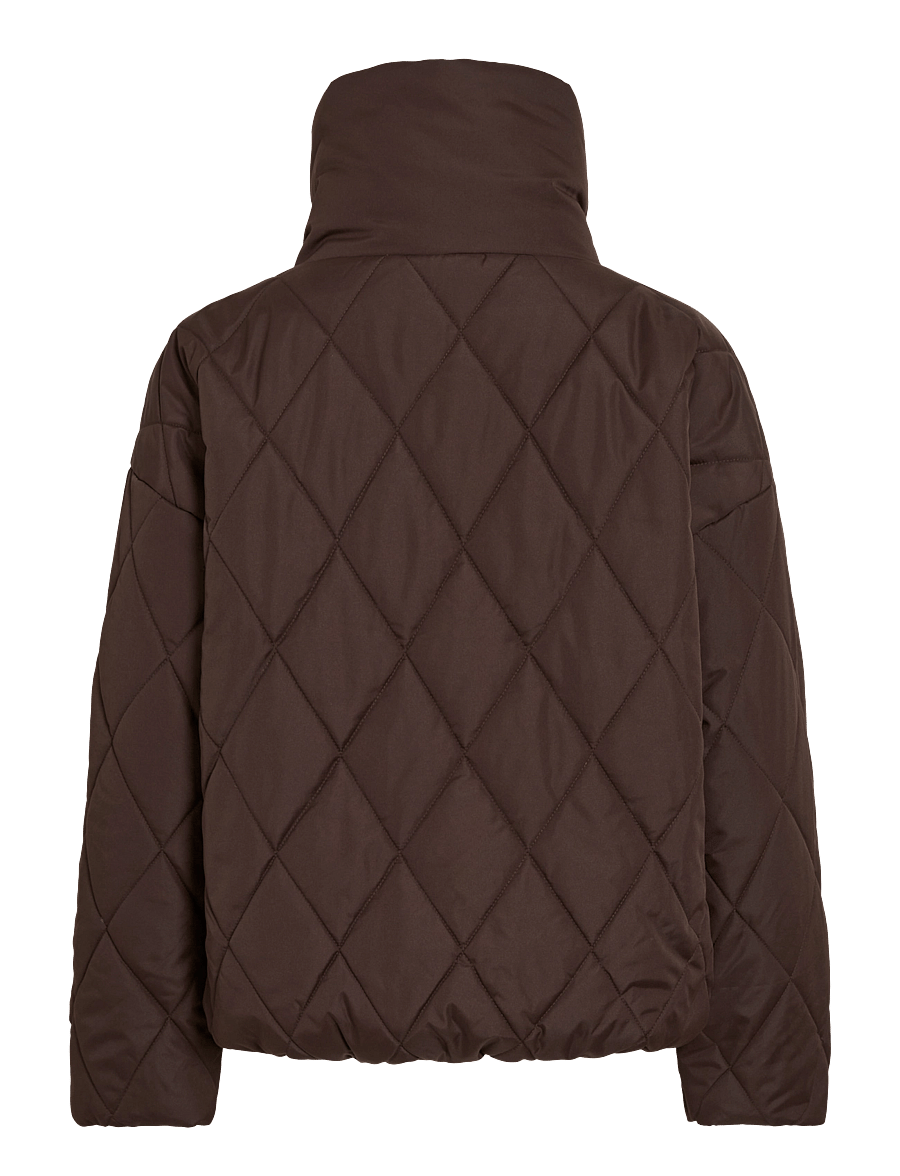 Vila - VIBUMBLE L/S PUFFER JACKET/1 - vinterjakker - coffee bean - 2