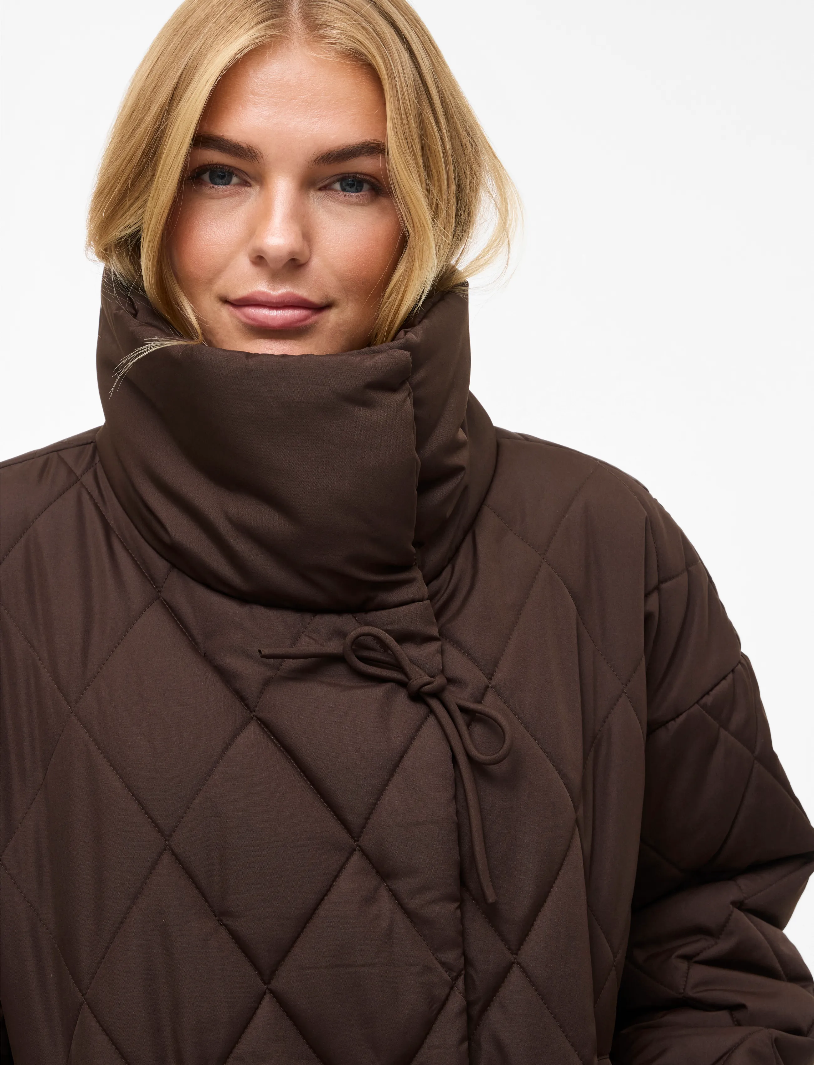Vila - VIBUMBLE L/S PUFFER JACKET/1 - vinterjakker - coffee bean - 5