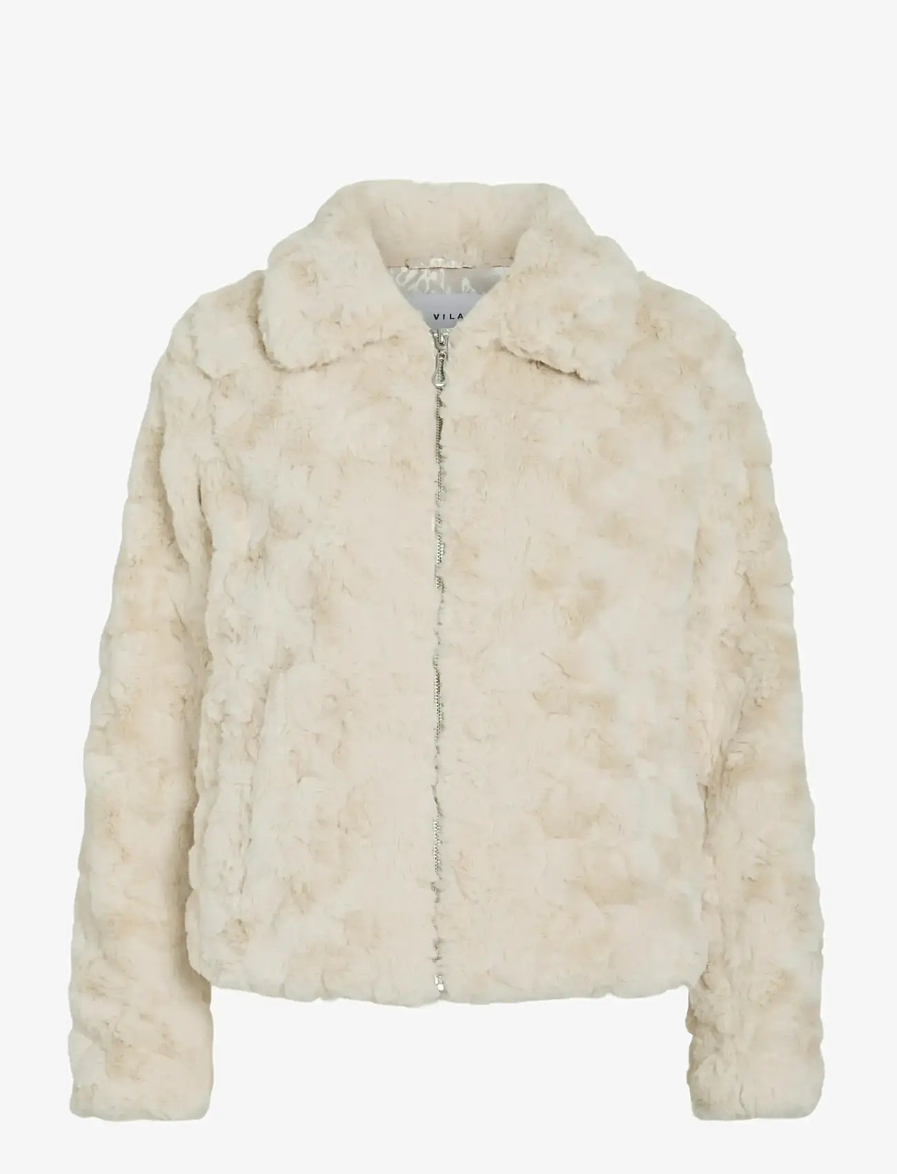 Vila - VIDORTE L/S JACKET/PB - kunstpelz - birch - 1