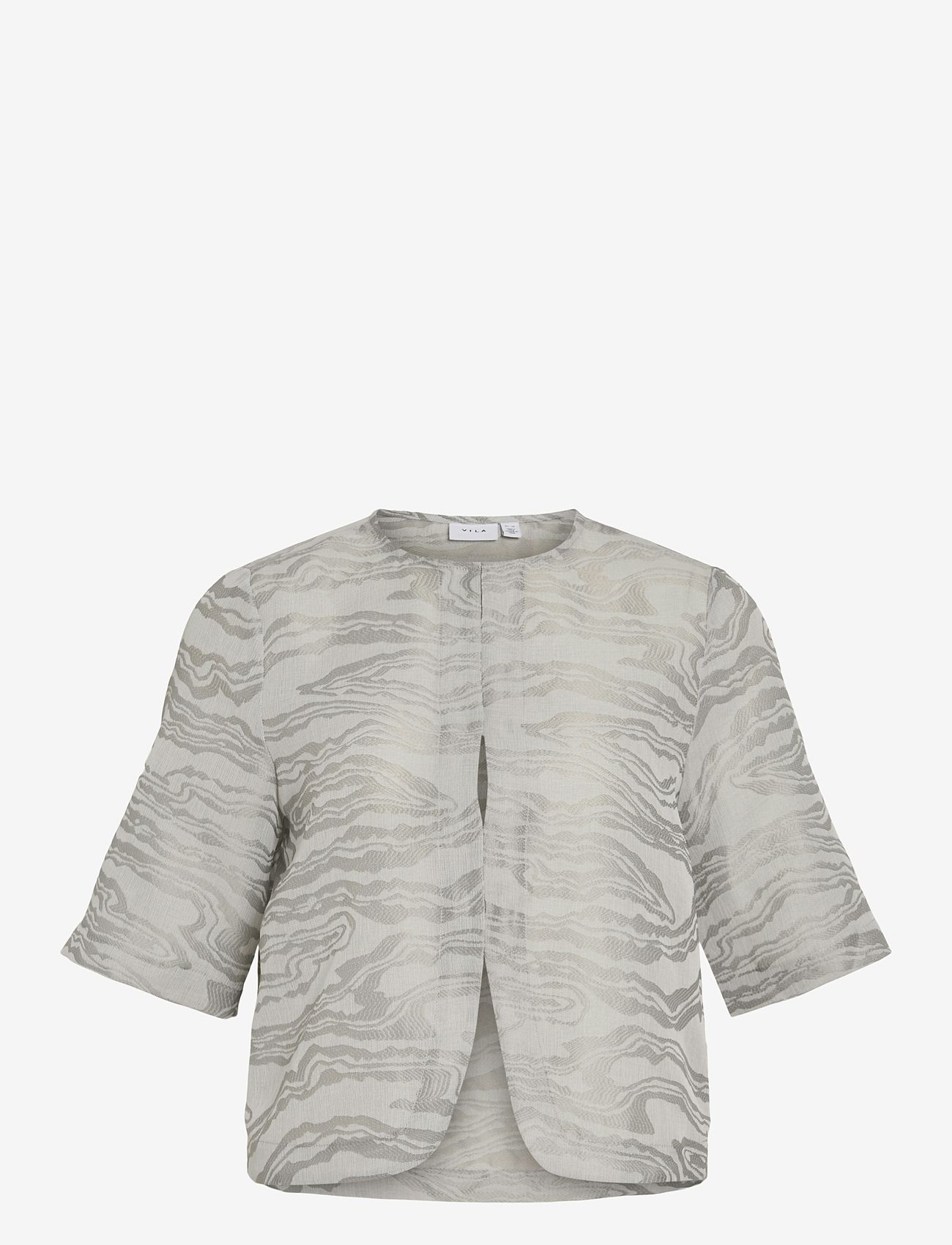 Vila - VISULTAN 2/4 TOP - lühikeste varrukatega pluusid - harbor mist - 0