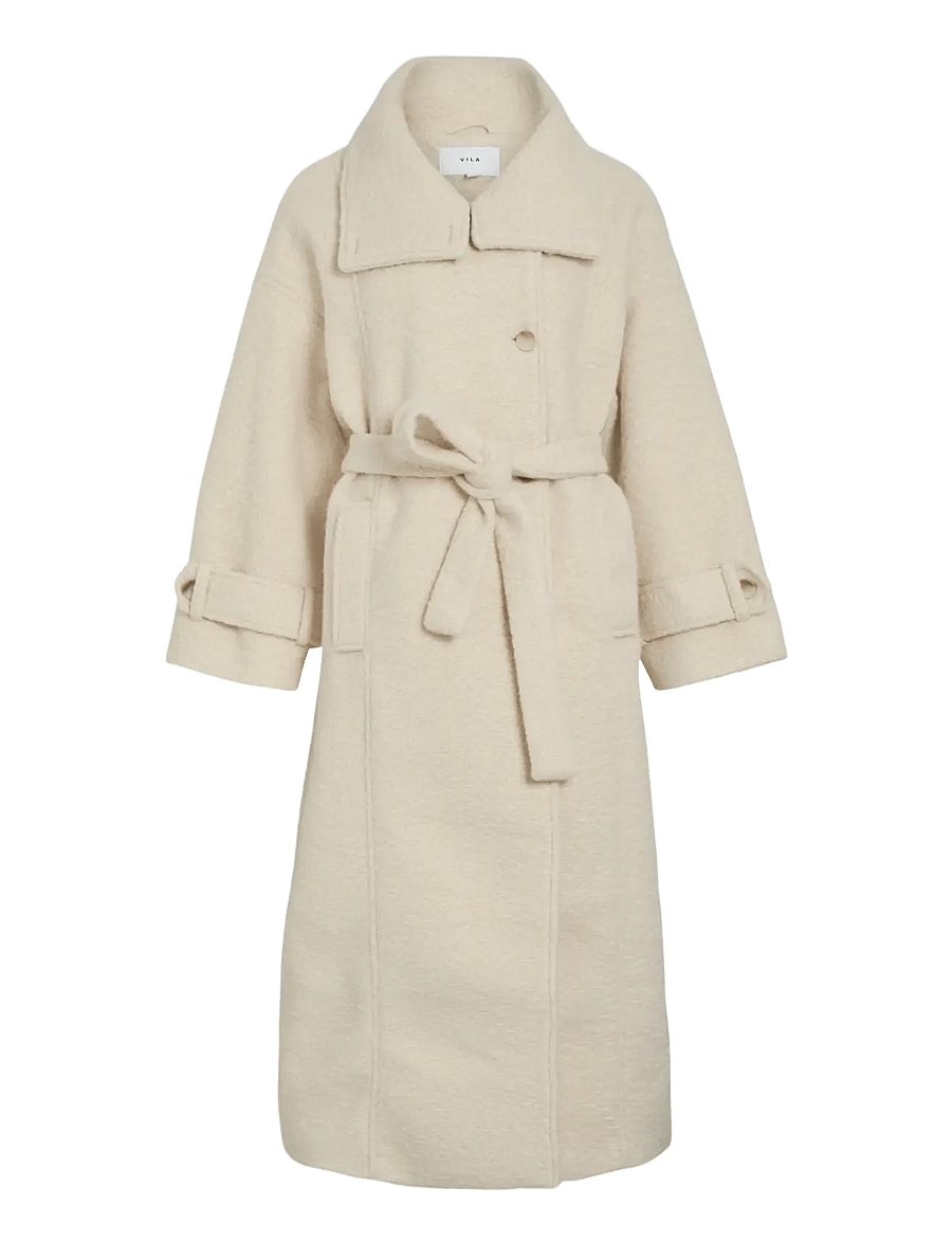 Vila - VIKERA L/S COAT - winterjacken - birch - 1
