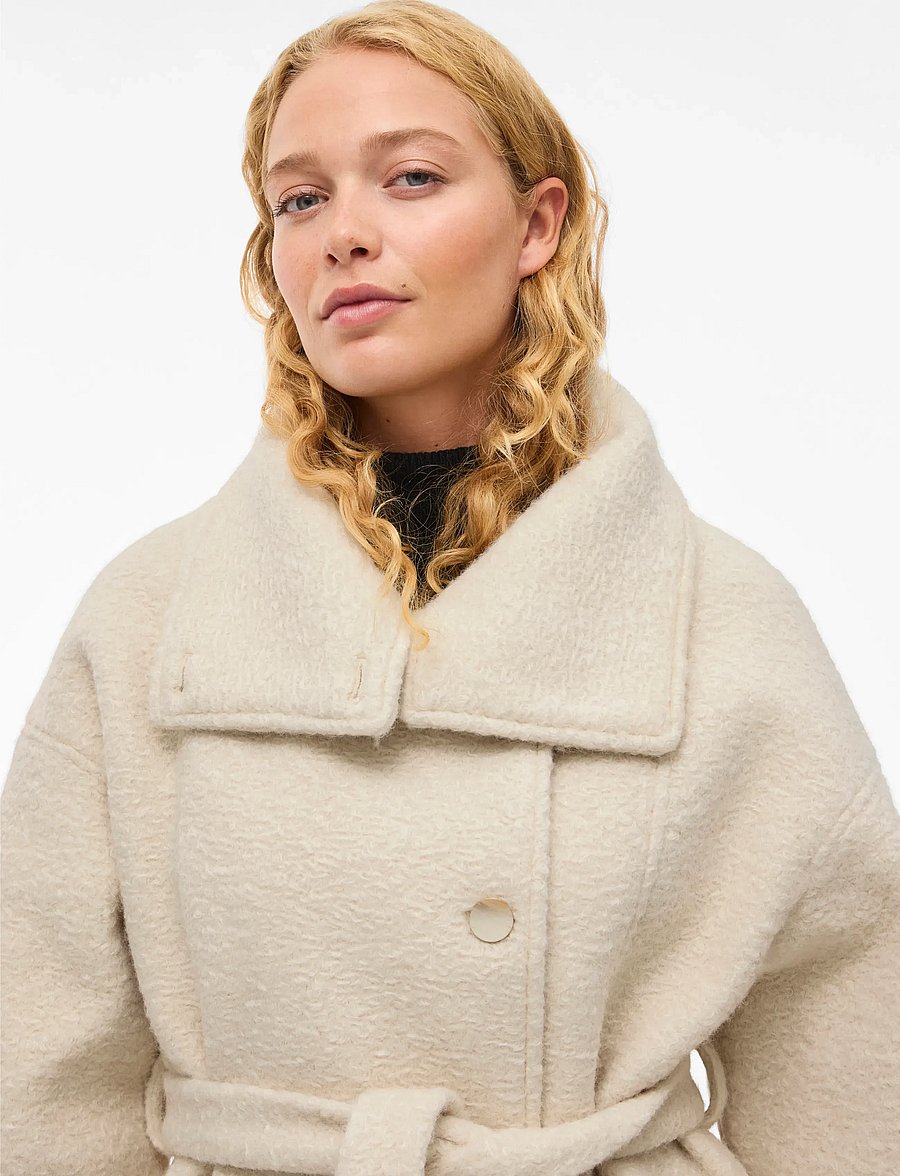 Vila - VIKERA L/S COAT - winterjacken - birch - 5