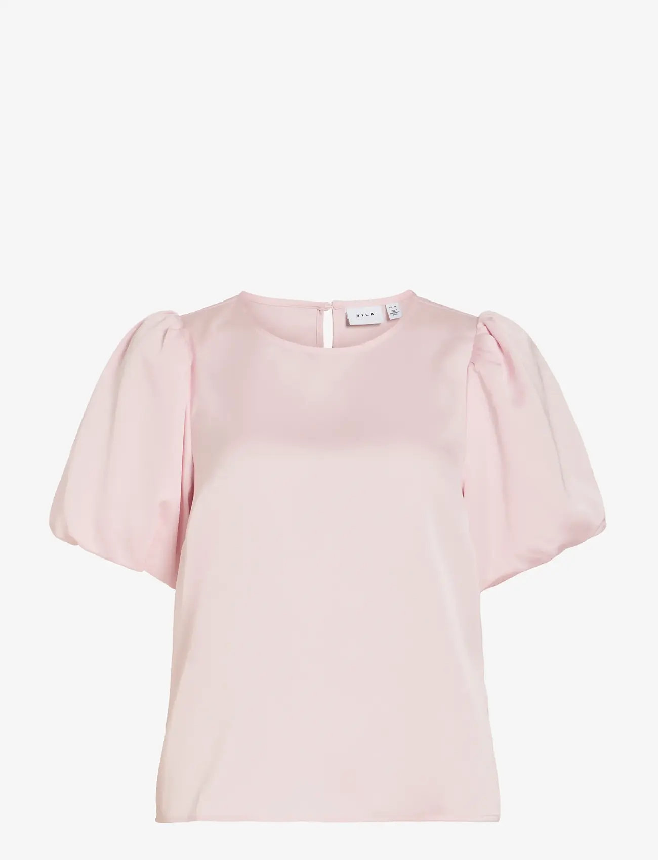 Vila - VIELLETTE 2/4 SATIN PUFF TOP - NOOS - blouses à manches courtes - cherry blossom - 1
