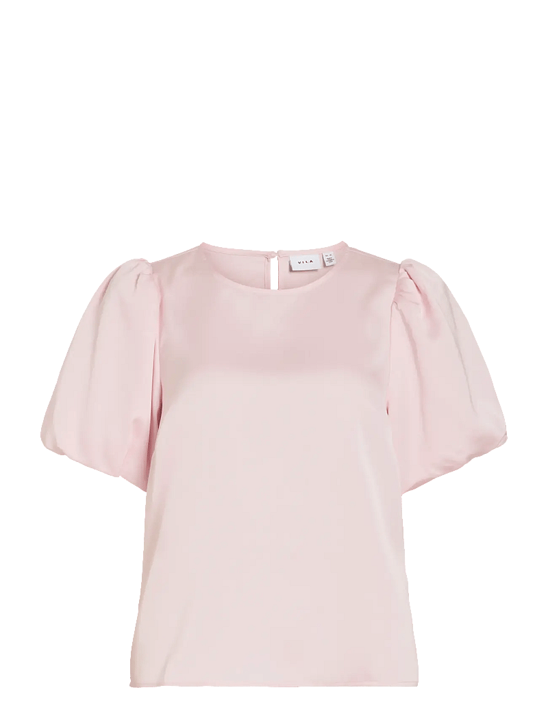 Vila - VIELLETTE 2/4 SATIN PUFF TOP - NOOS - blouses à manches courtes - cherry blossom - 1
