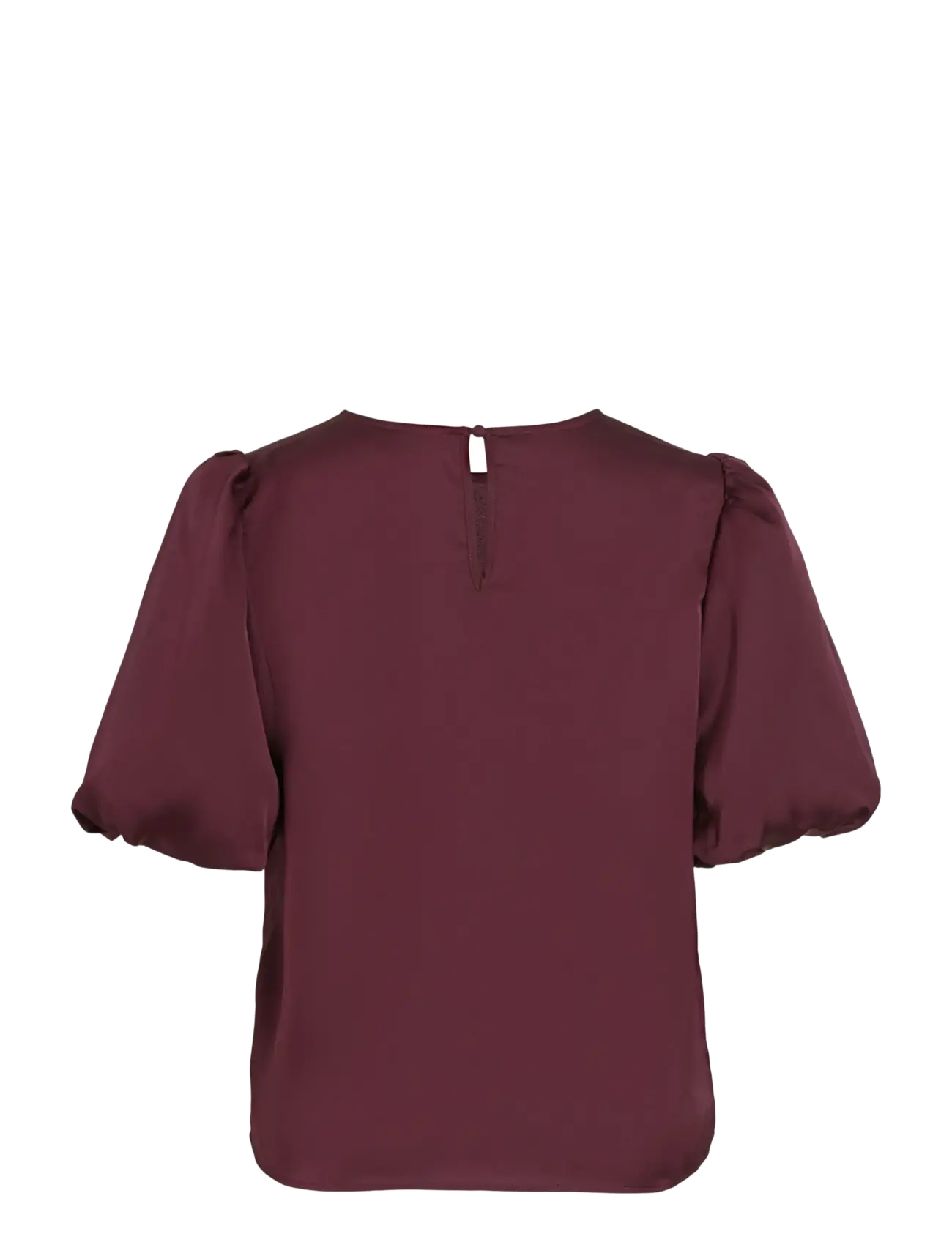 Vila - VIELLETTE 2/4 SATIN PUFF TOP - NOOS - short-sleeved blouses - fig - 3