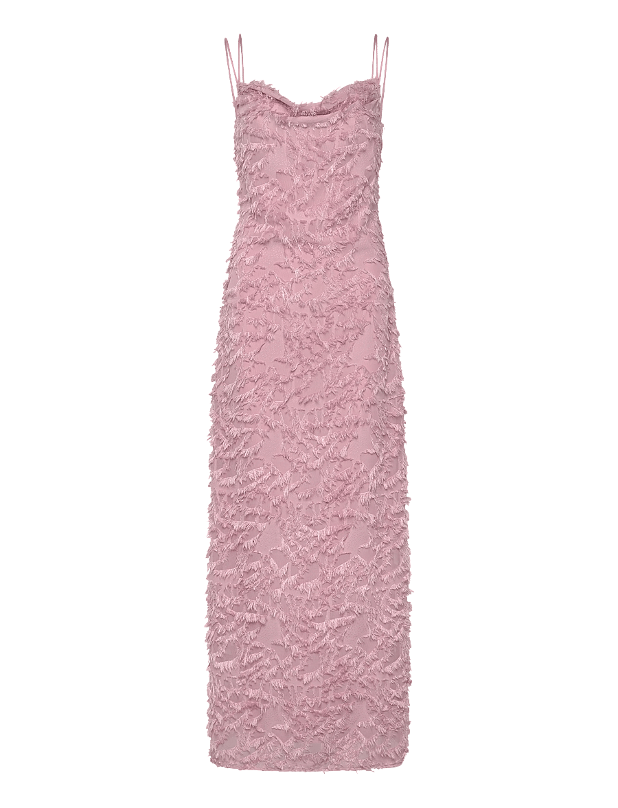 Vila - VIKATTY STRAP STRAIGHT MAXI DRESS/DC/KA - slip dresses - misty rose - 1