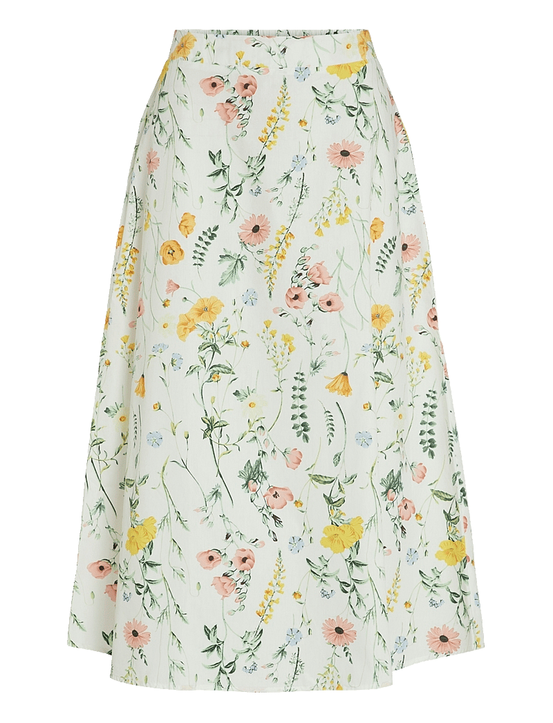 Vila - VICAPRO HW MIDI SKIRT /1 - midi nederdele - cloud dancer - 0