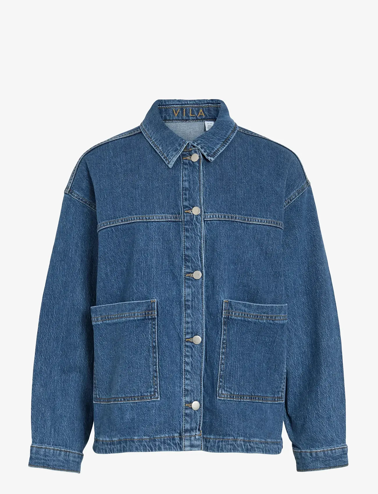 Vila - VIJAF L/S DENIM JACKET - NOOS - kevadjoped - medium blue denim - 1