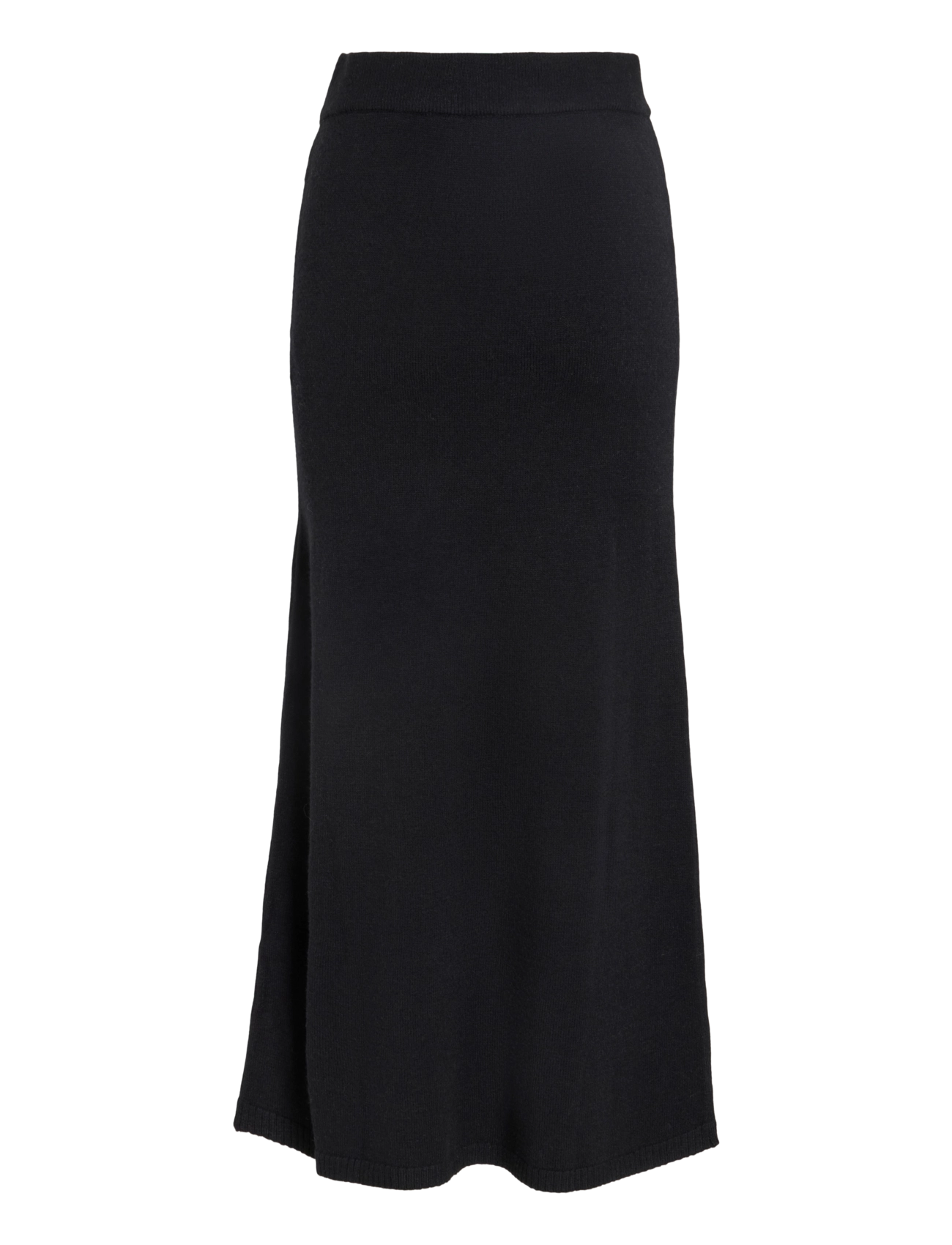 Vila - VIRIL ANKLE KNIT SKIRT - NOOS - stickade kjolar - black - 2