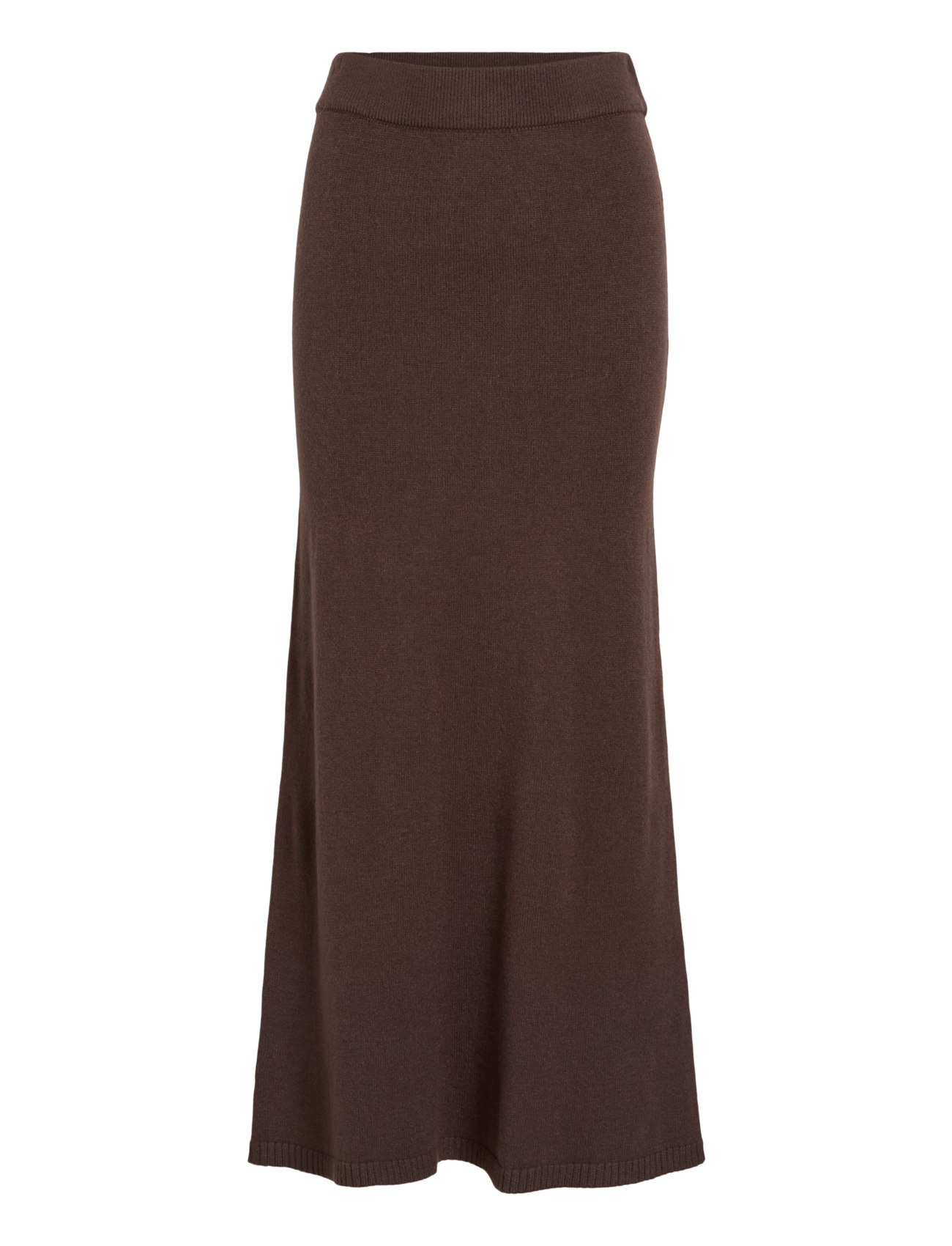 Vila VIRIL ANKLE KNIT SKIRT - NOOS - Skirts - COFFEE BEAN / brown