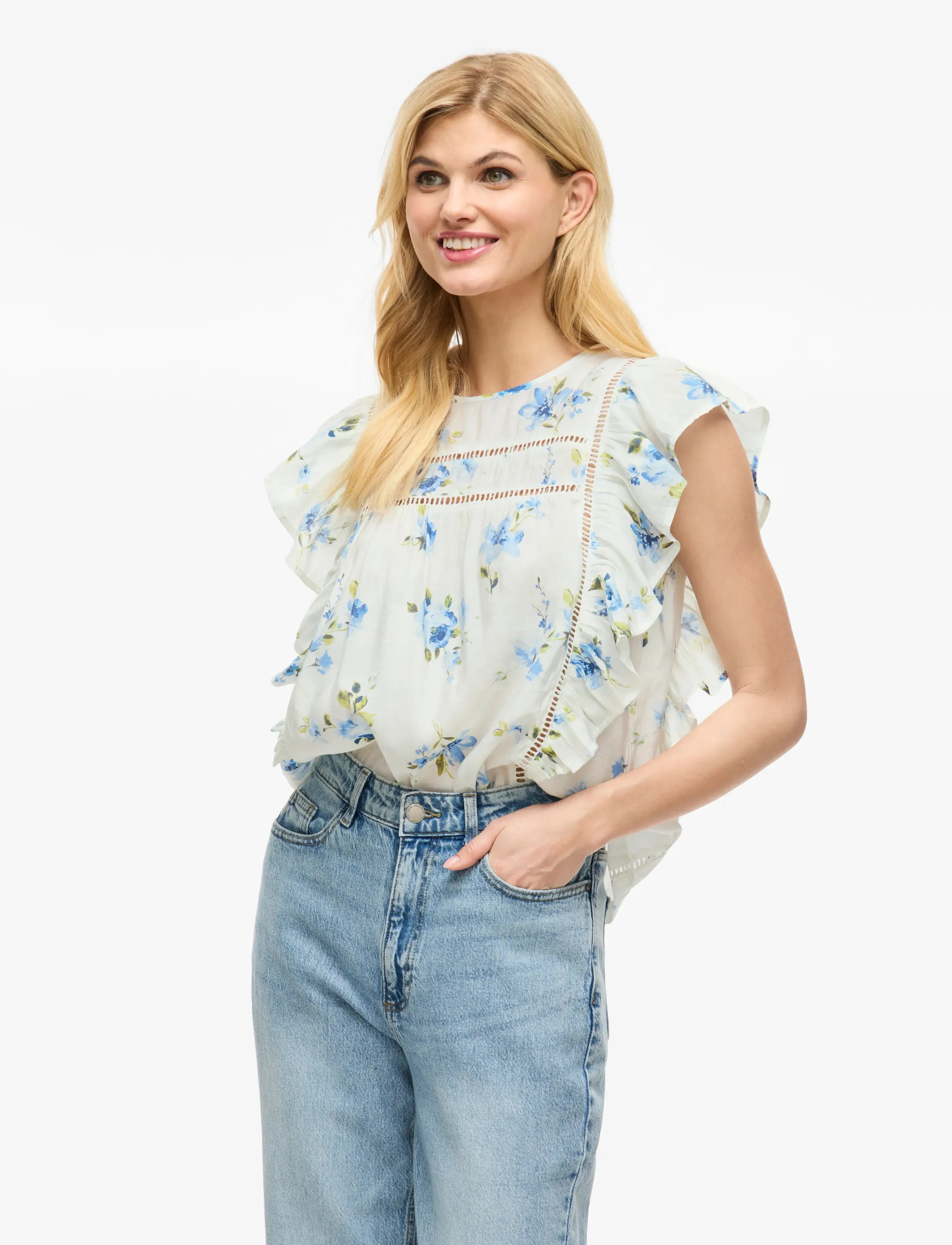 Viprinted O-Neck S/L Top/Ka