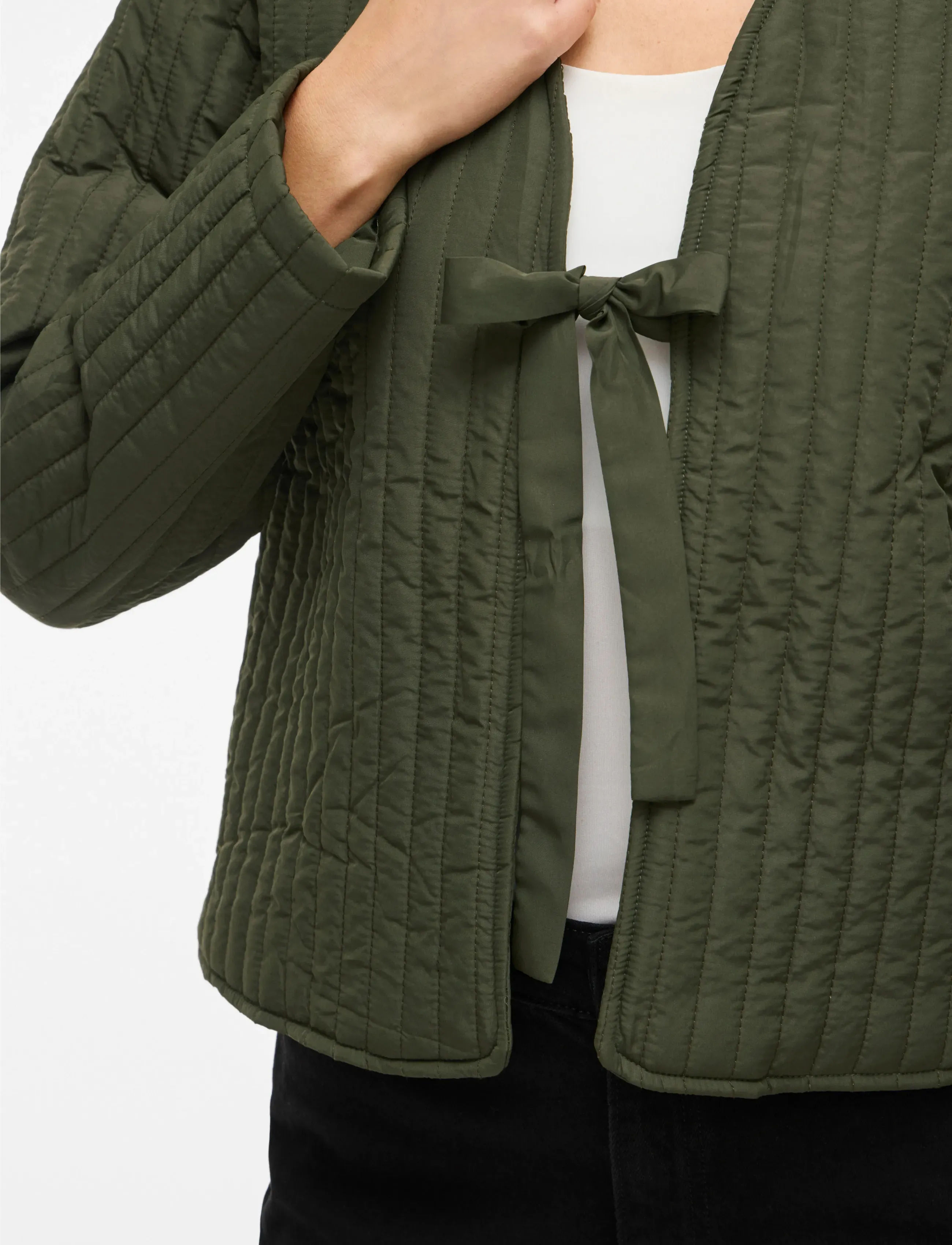 VILA Vimarle L/S Jacket bomberjackor dam – bild 4