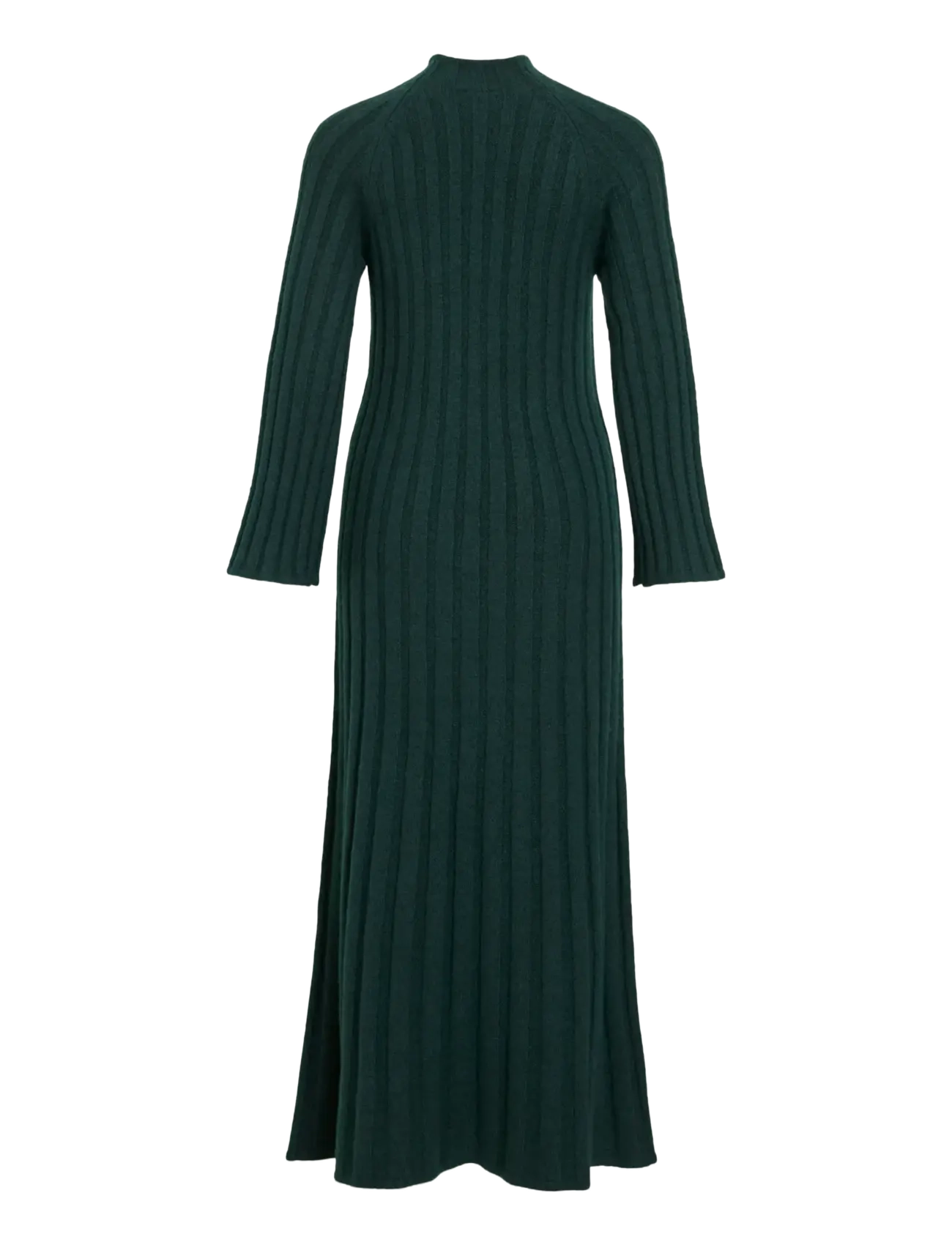Vila - VICLEO HIGHNECK L/S ANKLE KNIT DRESS - strikkjoler - ponderosa pine - 2
