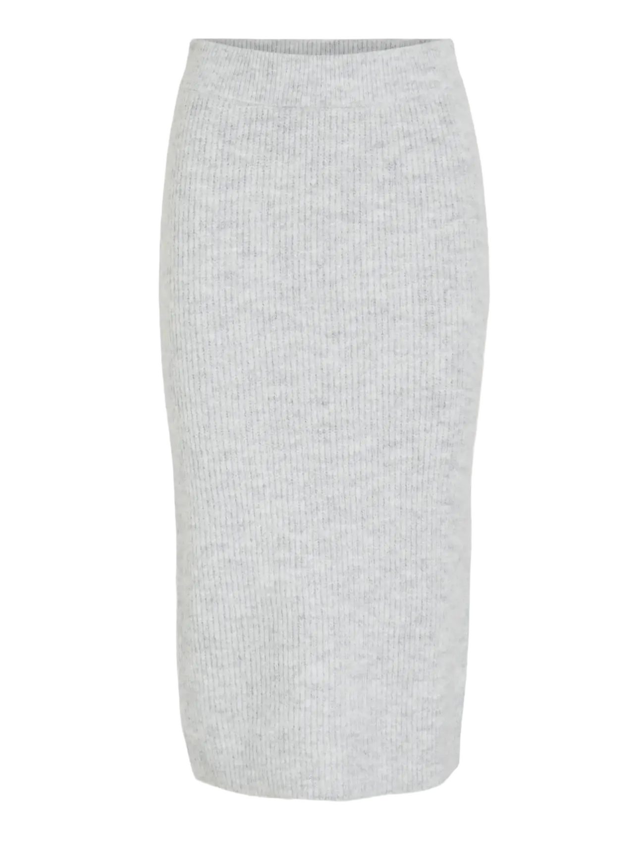 Vila VIRETTA PENCIL KNIT SKIRT - Nederdele - LIGHT GREY MELANGE / grey