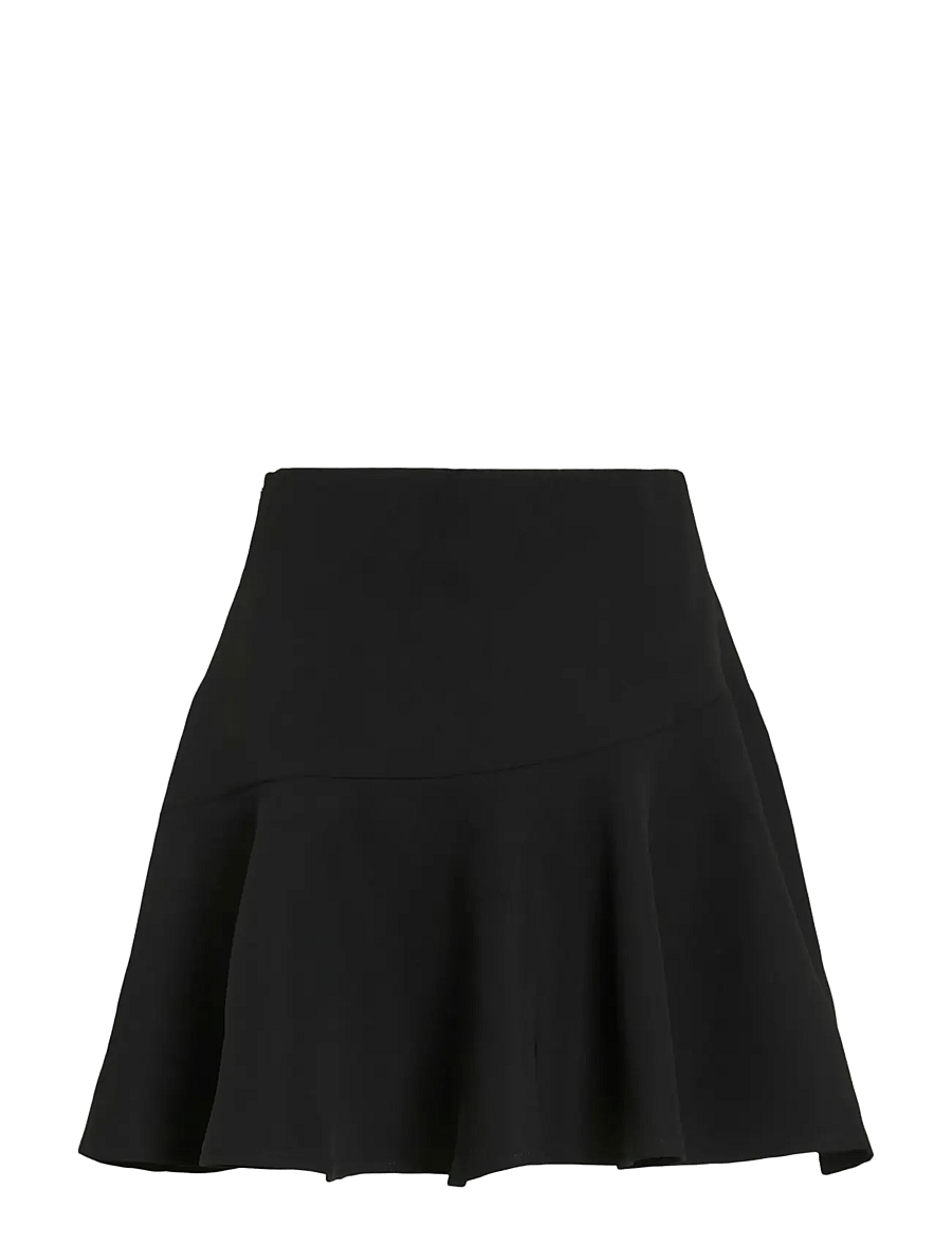 Vila - VISABBY HW SHORT SKIRT - short skirts - black beauty - 1