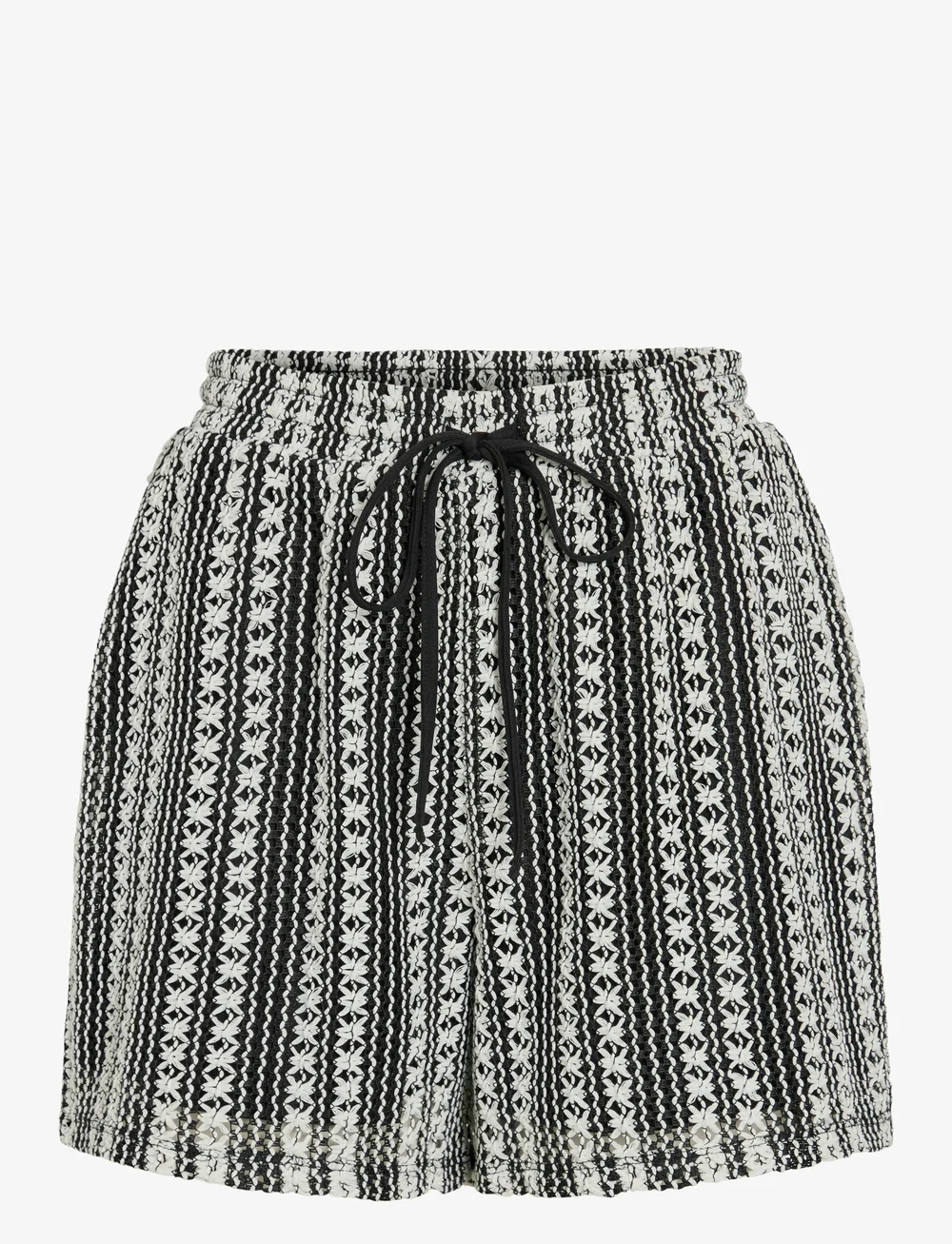 Vila - VINUSE HW SHORTS/KA - lühikesed vabaajapüksid - black - 0