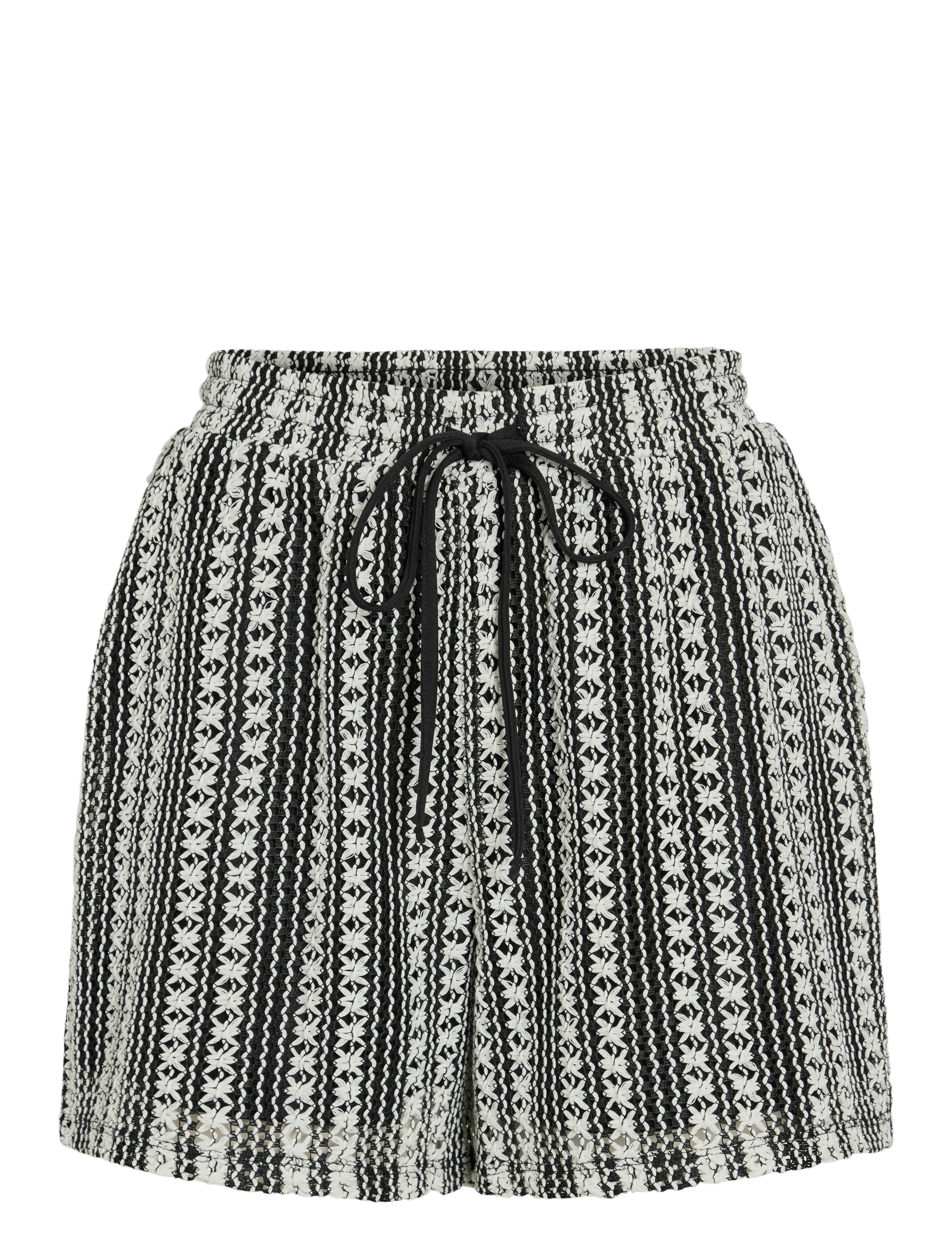 Vila VINUSE HW SHORTS/KA - Kampagne - BLACK / black