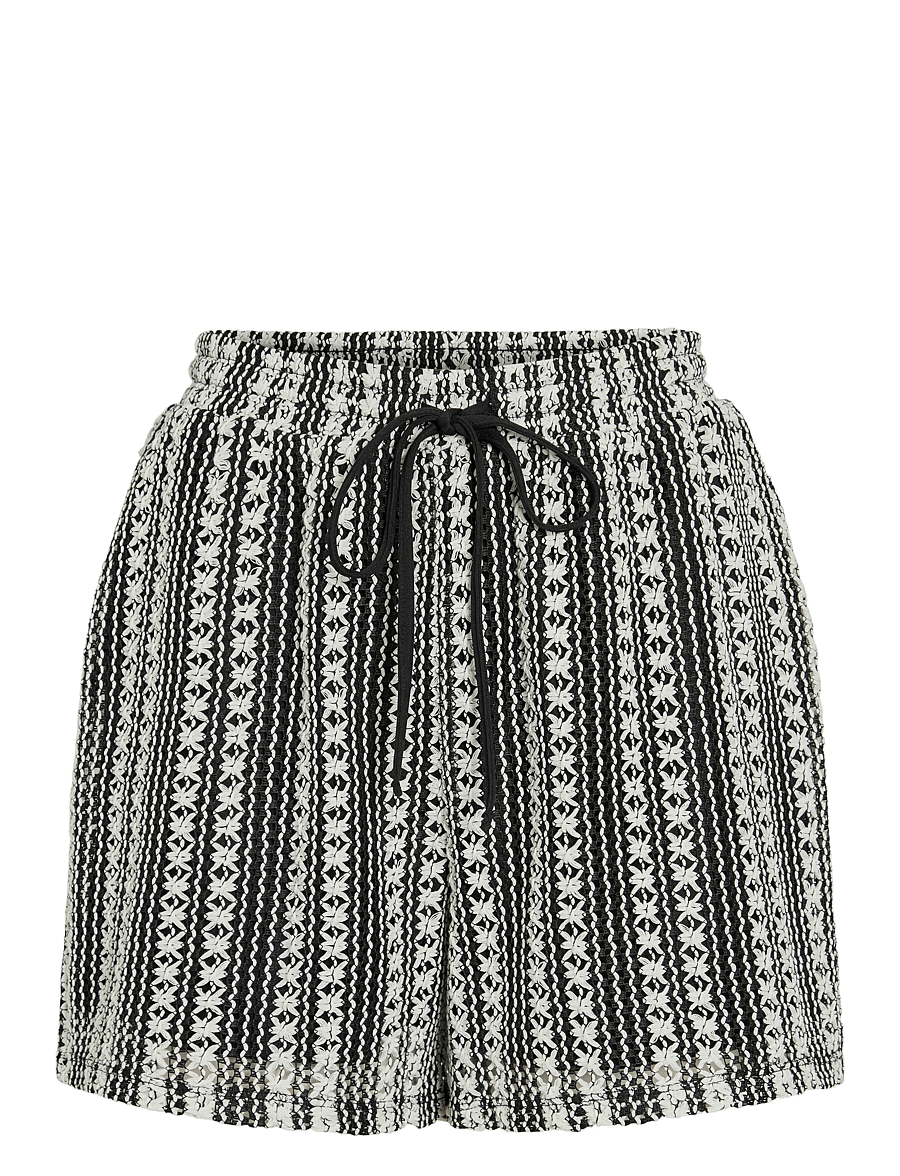 Vila - VINUSE HW SHORTS/KA - casual shorts - black - 1