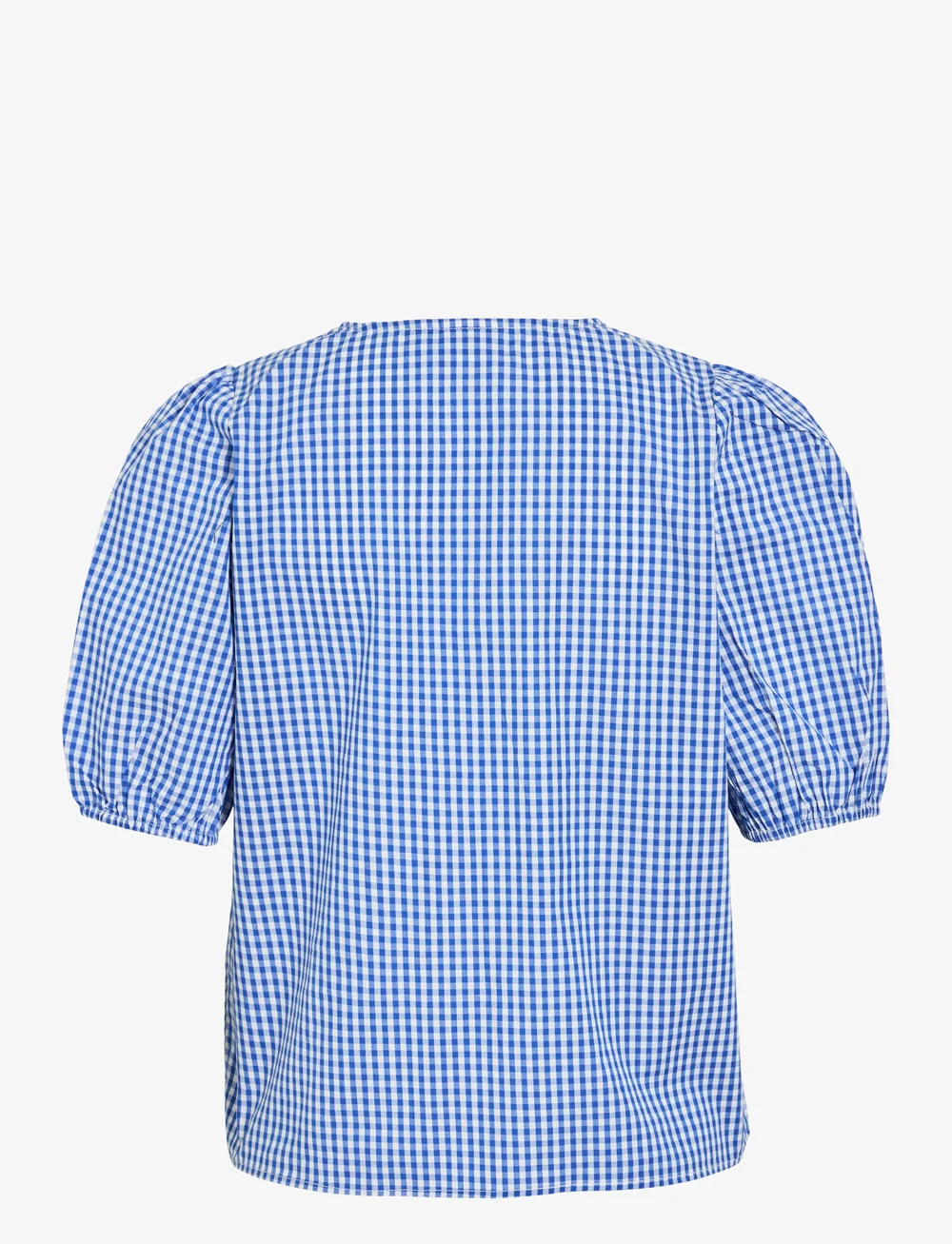 Vila - VISONJA S/S TIE TOP/KA - kortærmede bluser - mazarine blue - 1