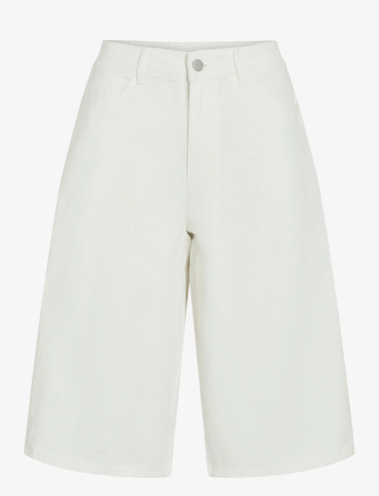 Vila - VIJADA HW BERMUDA SHORTS/KA - bermudashorts - cloud dancer - 1