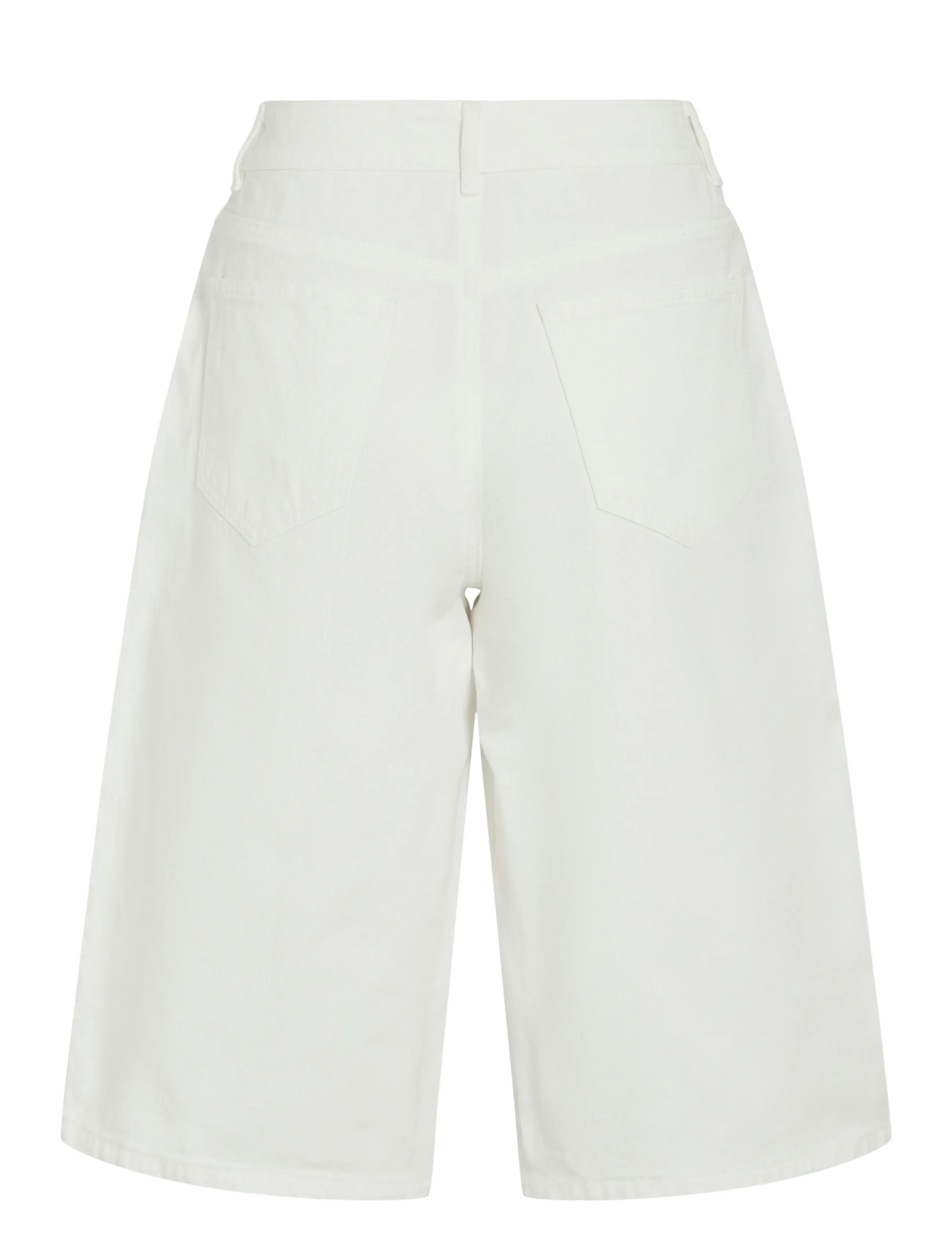 Vila - VIJADA HW BERMUDA SHORTS/KA - cloud dancer - 2