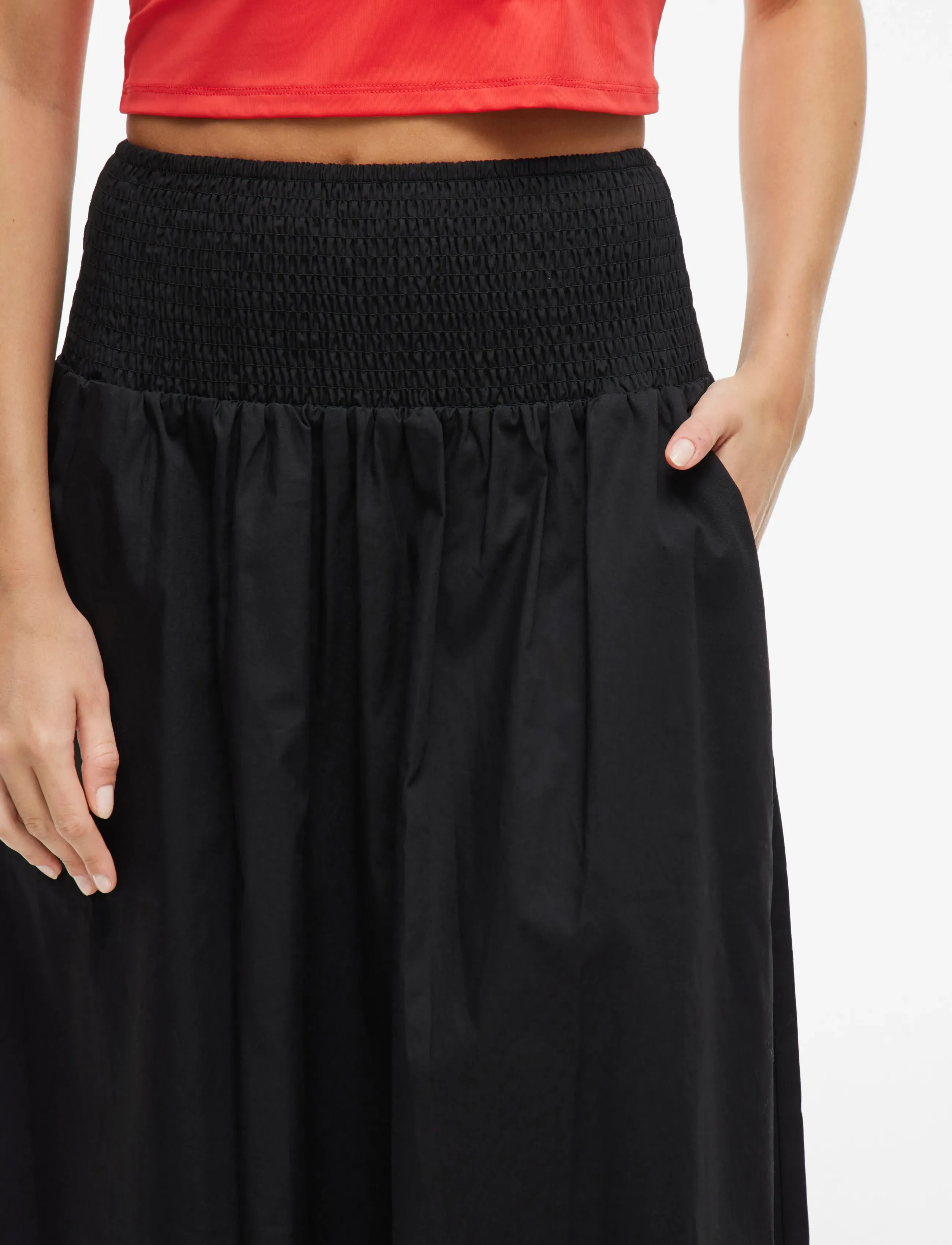 Vila - VIMIA HW MAXI SKIRT/KA - black - 4