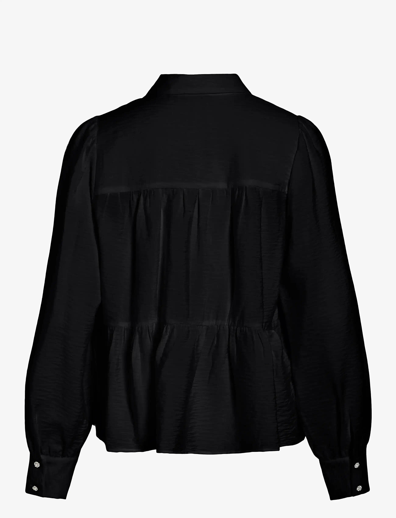 Vila - VIKATRIA NEW L/S SHIRT - långärmade skjortor - black - 1