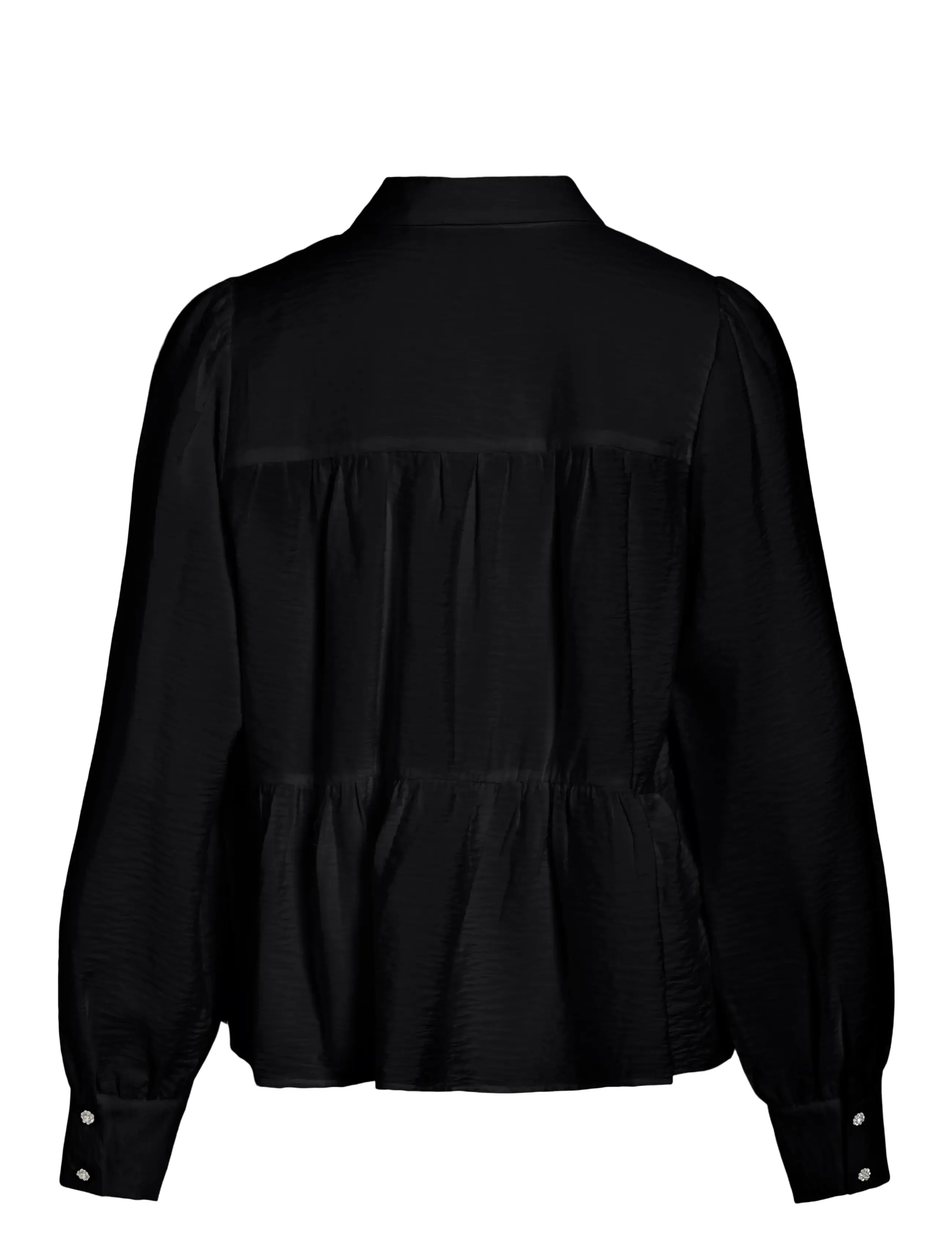 Vila - VIKATRIA NEW L/S SHIRT - langärmlige hemden - black - 1