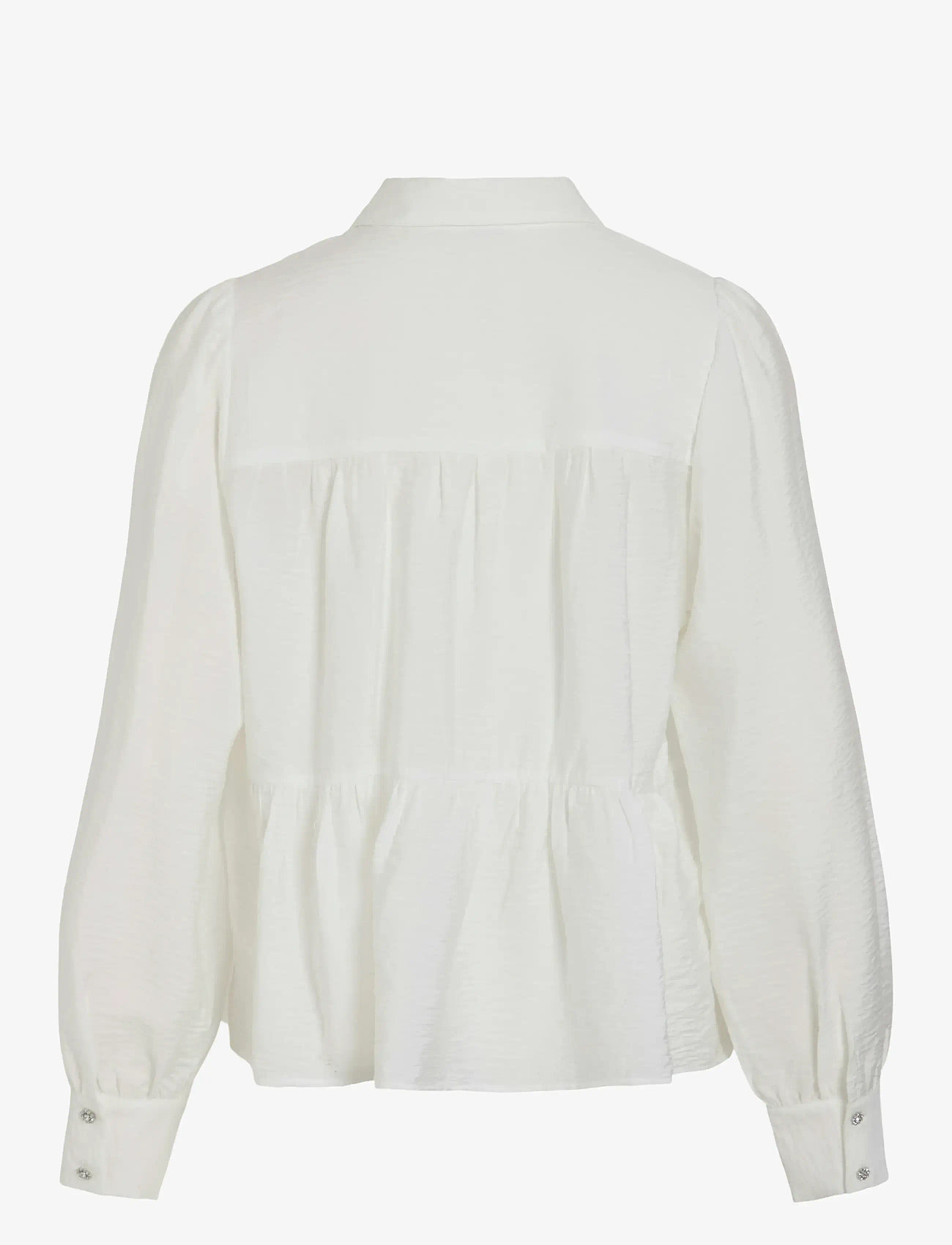 Vila - VIKATRIA NEW L/S SHIRT - långärmade skjortor - cloud dancer - 2