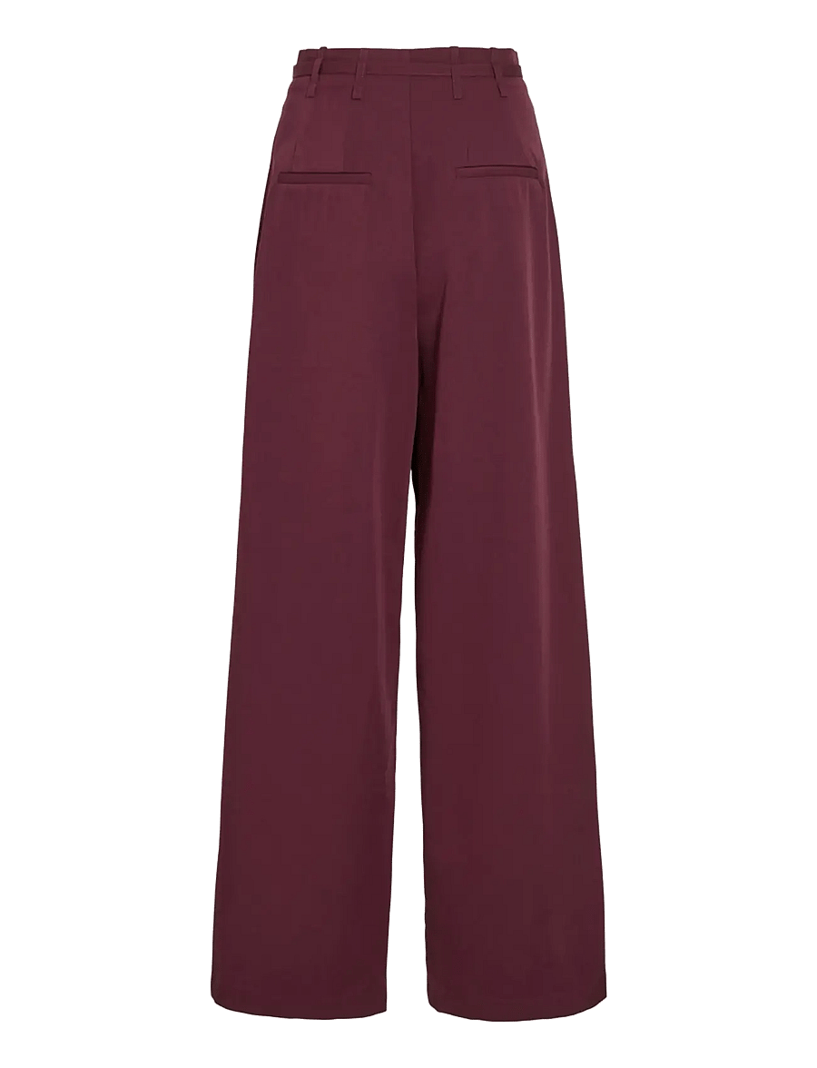 Vila - VIPEYTON HW WIDE TIE PANTS - hosen mit weitem bein - fig - 2