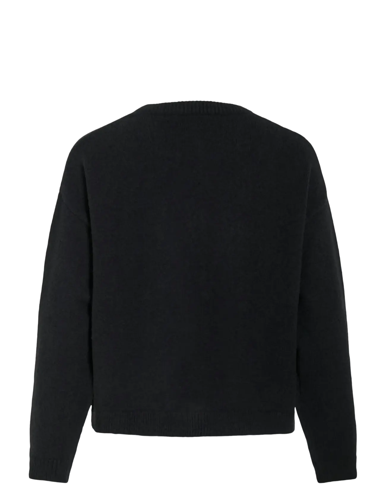 Vila - VIBRIANNA O-NECK L/S BOW KNIT CARDIGAN - cardigans - black beauty - 2