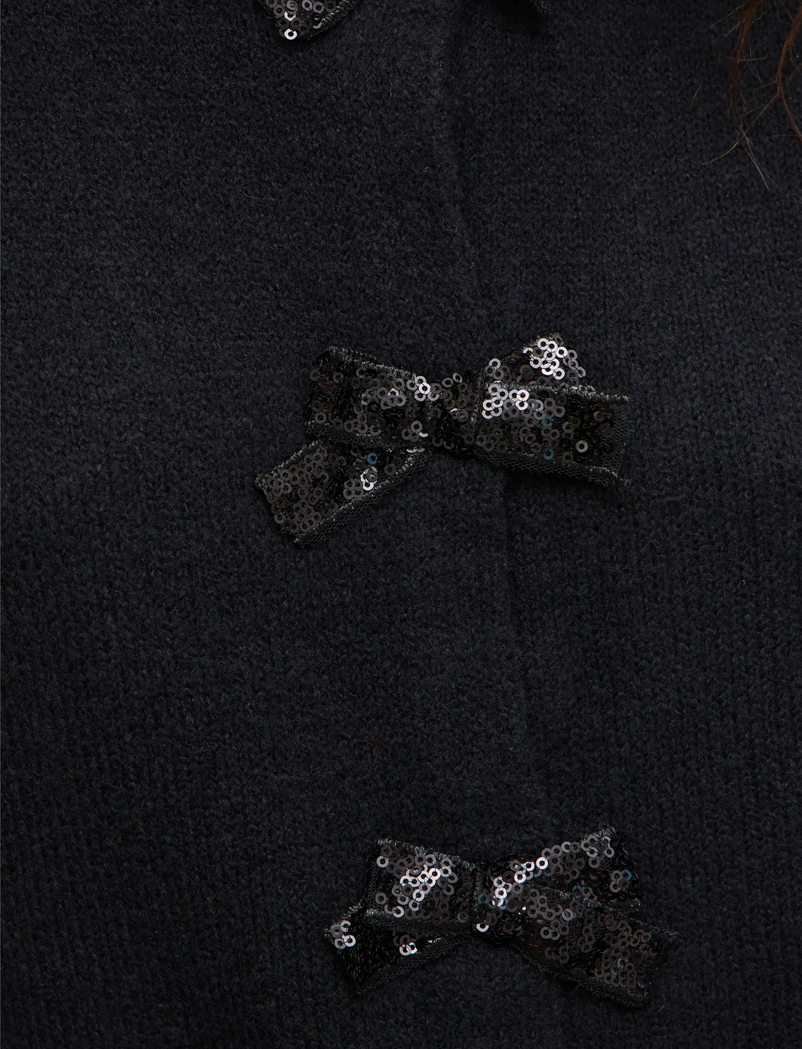 VILA Vibrianna O-Neck L/S Bow Knit Cardigan dam – bild 5