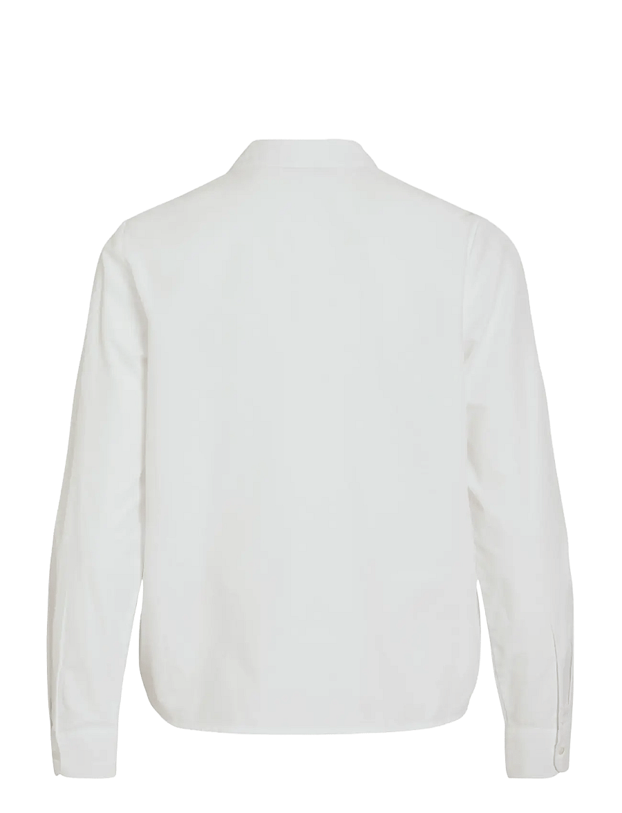 Vila - VIDARMA L/S REGULAR SHIRT - NOOS - langærmede skjorter - bright white - 2