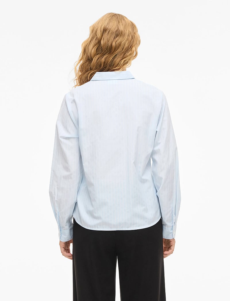 Vila - VIDARMA L/S REGULAR SHIRT - NOOS - långärmade skjortor - nantucket breeze - 3