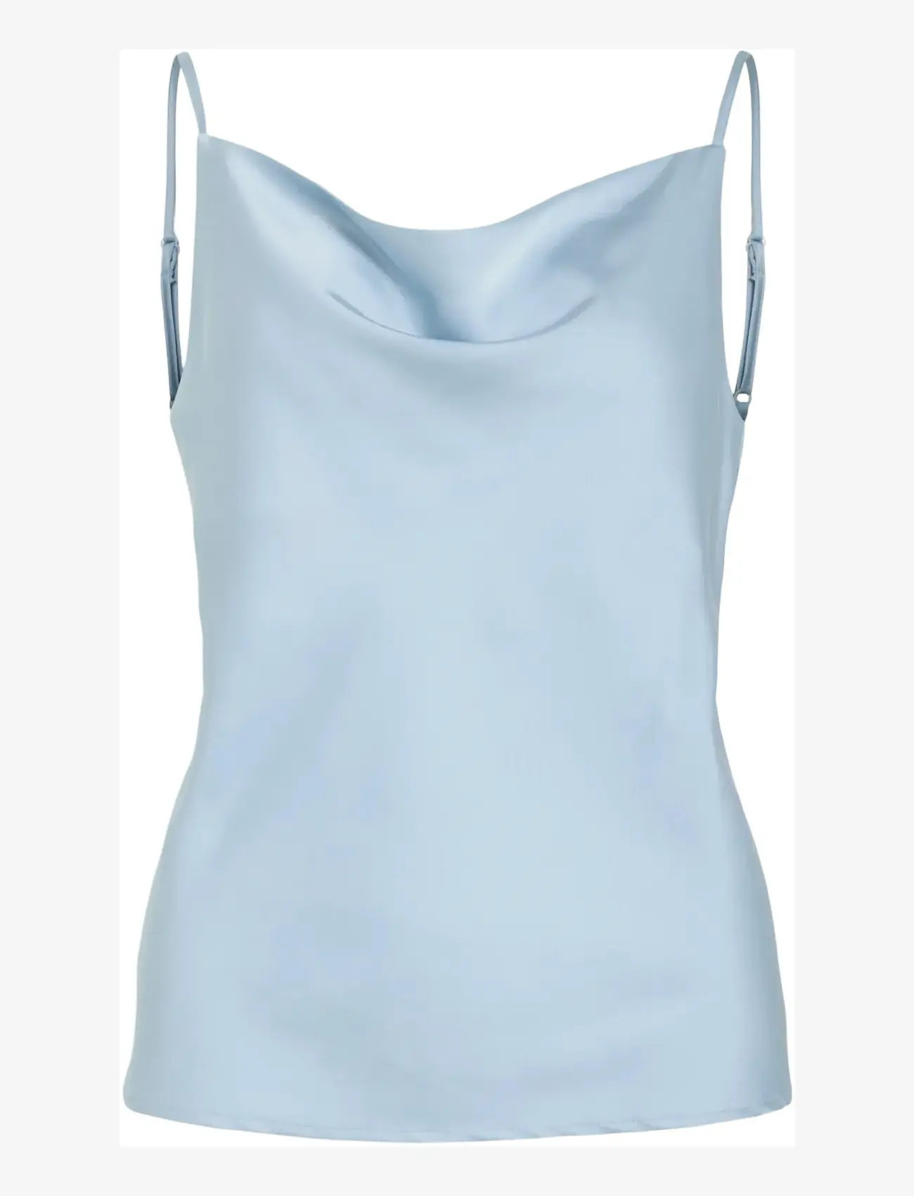 Vila - VITHALIA SINGLET WATERFALL TOP/DC - laveste priser - winter sky - 1