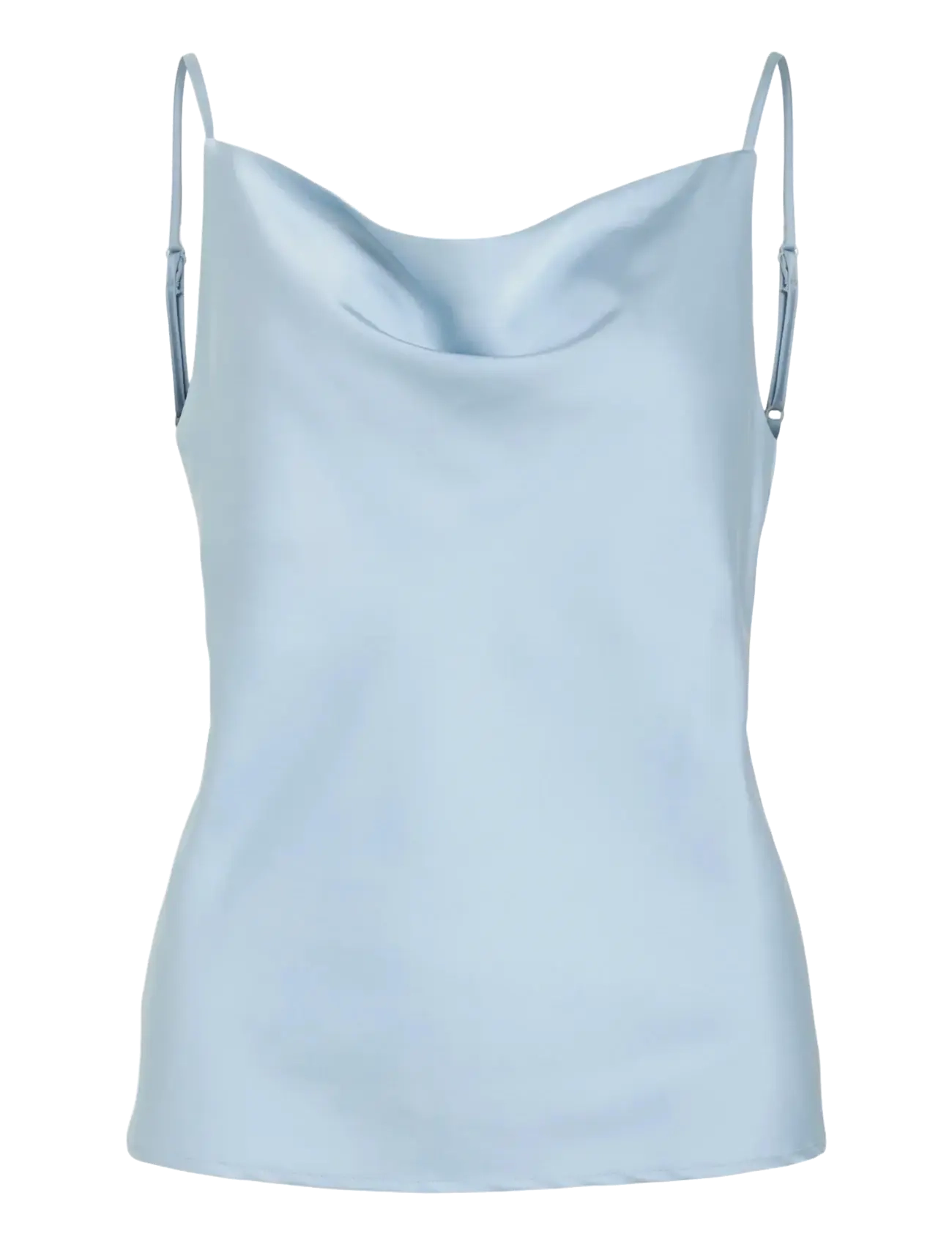 Vila VITHALIA SINGLET WATERFALL TOP/DC - PARTY - WINTER SKY / blue
