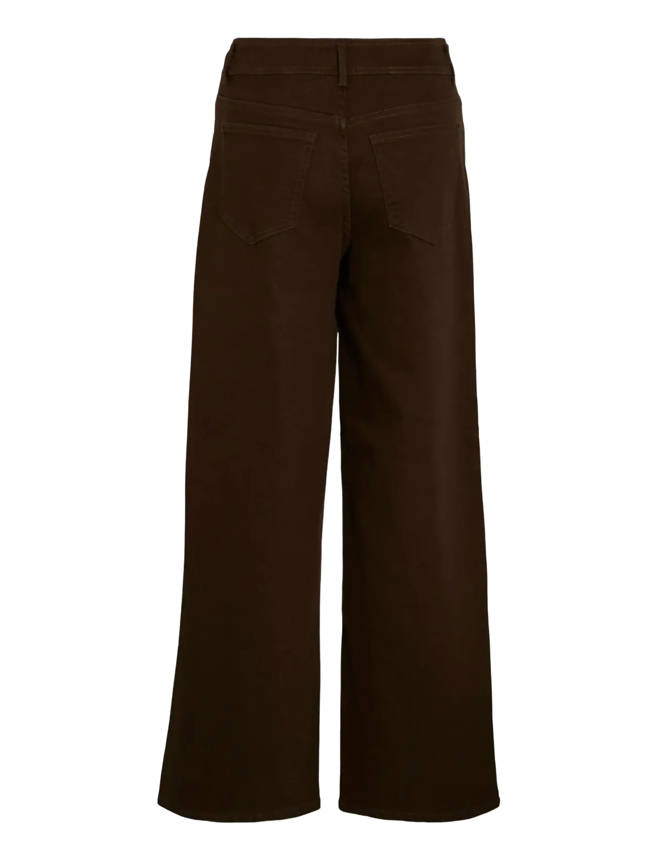 Vila - VICHIA SOLID HW JEANS - laia säärega teksad - demitasse - 2