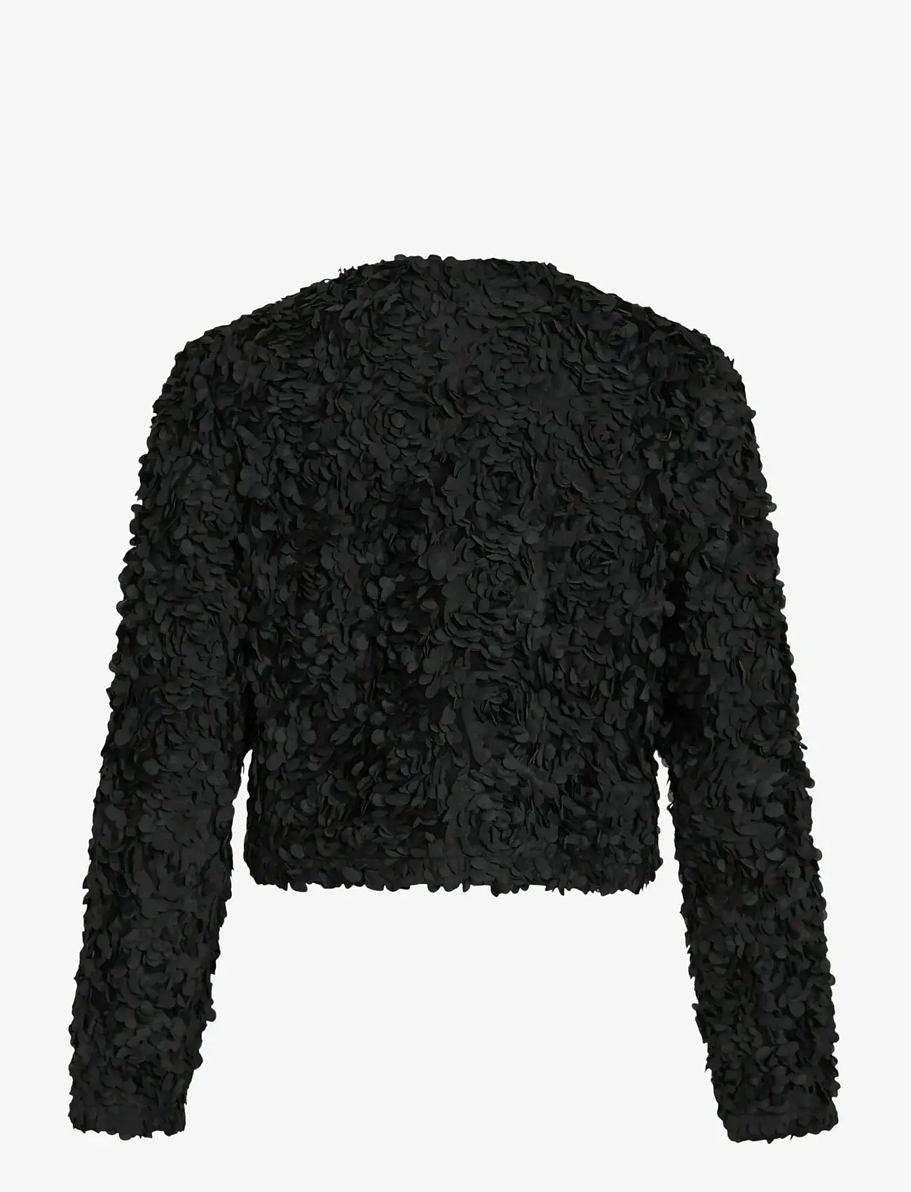 Vila - VIROSIE L/S CARDIGAN/DC/R - cardigans - black beauty - 2