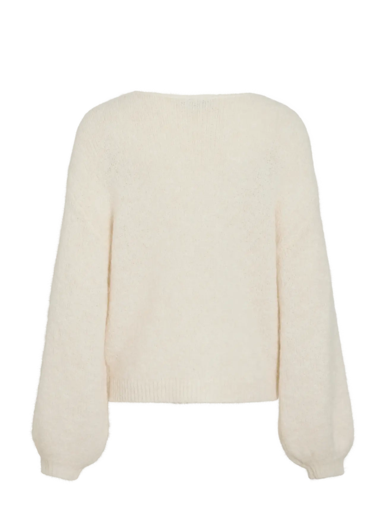 Vila - VIMARLEY L/S KNIT PULLOVER- NOOS - sviitrid - egret - 2