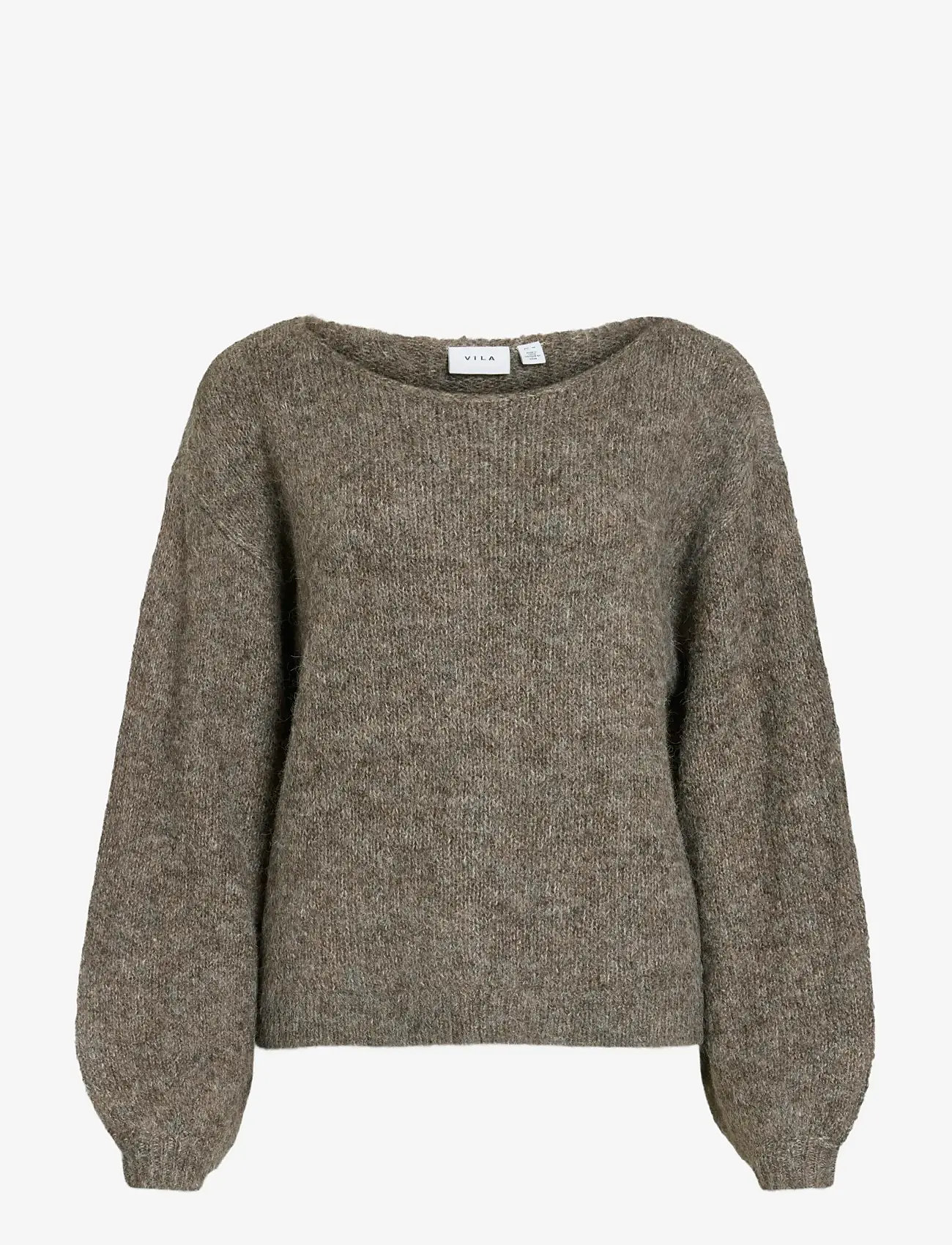 Vila - VIMARLEY L/S KNIT PULLOVER- NOOS - autumn clothing - falcon - 1