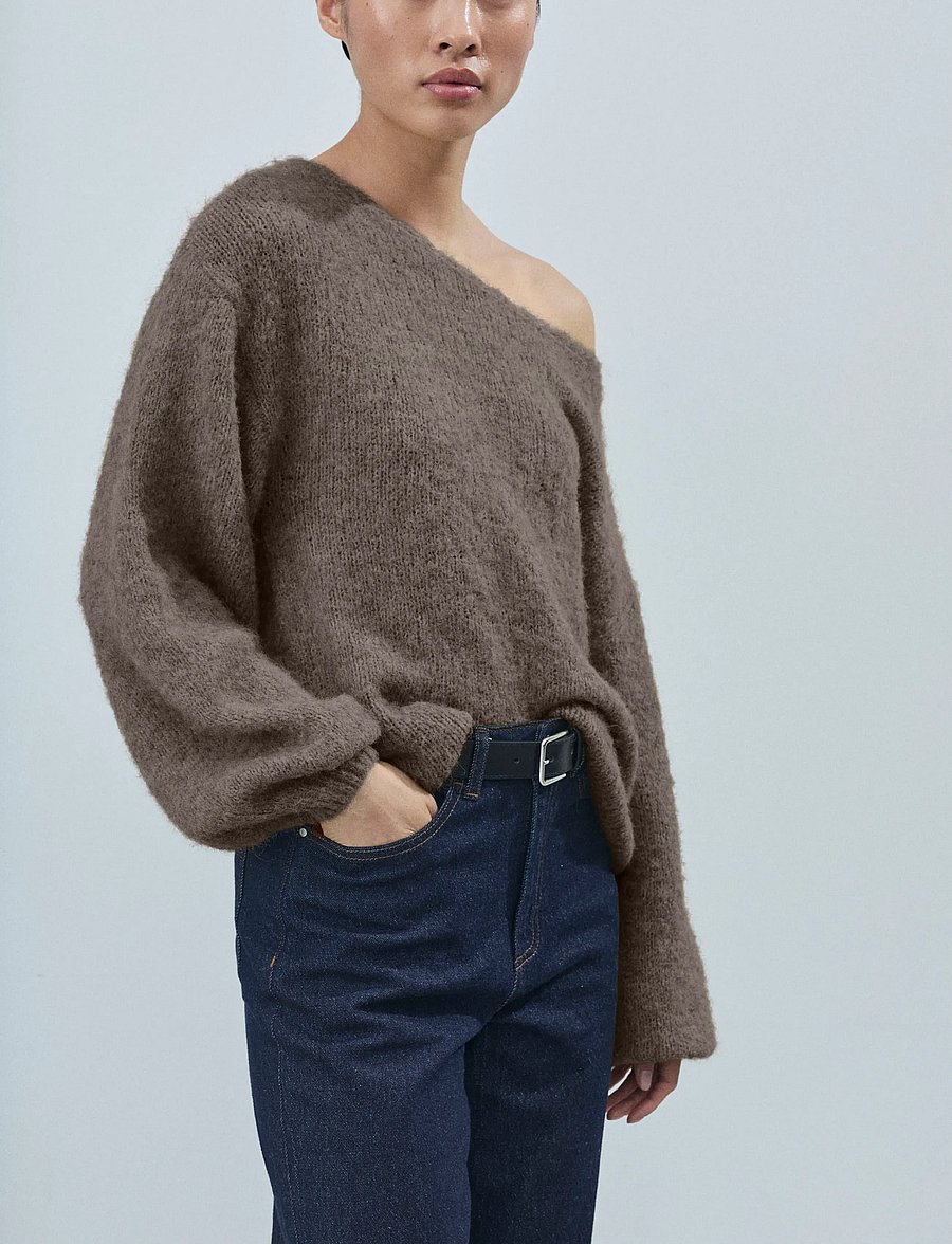 Vila - VIMARLEY L/S KNIT PULLOVER- NOOS - pullover - falcon - 0