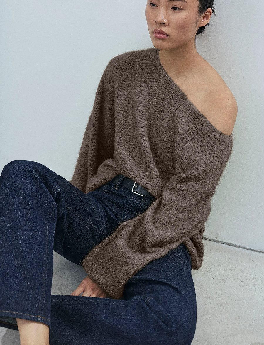 Vila - VIMARLEY L/S KNIT PULLOVER- NOOS - pullover - falcon - 3
