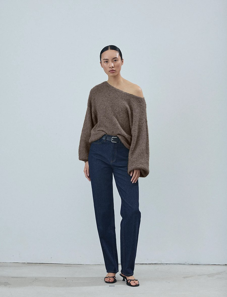 Vila - VIMARLEY L/S KNIT PULLOVER- NOOS - pullover - falcon - 4