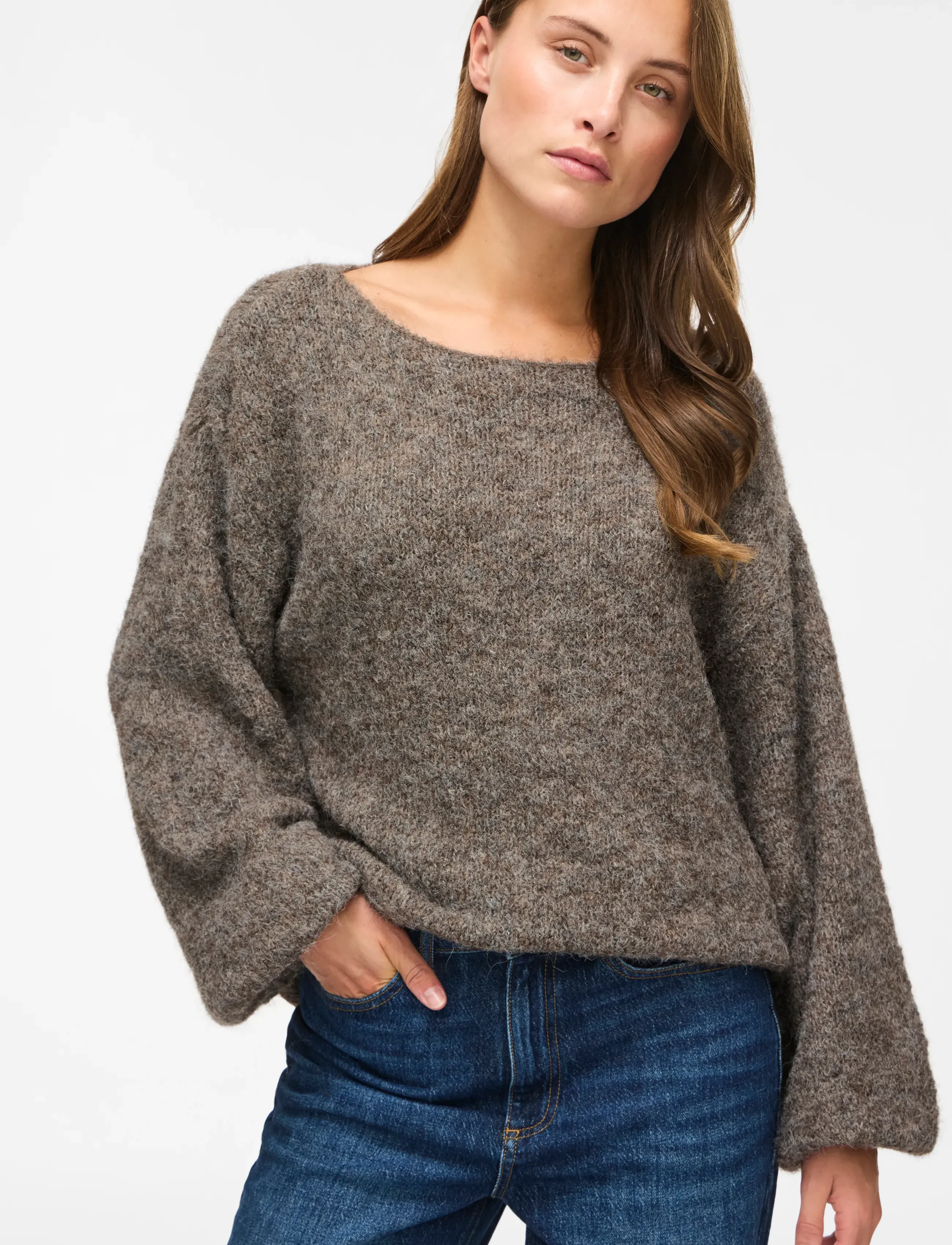 VILA Vimarley L/S Knit Pullover - Noos stickade tröjor dam – bild 6