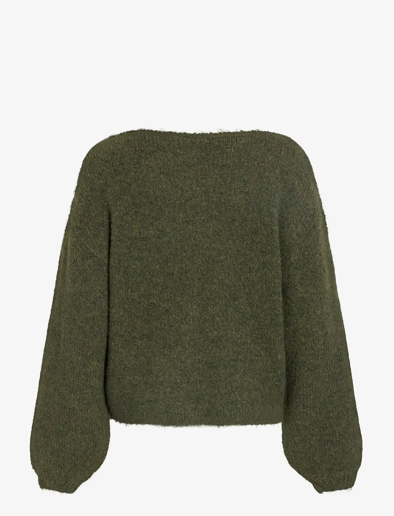 Vila - VIMARLEY L/S KNIT PULLOVER- NOOS - jumpers - forest night - 2