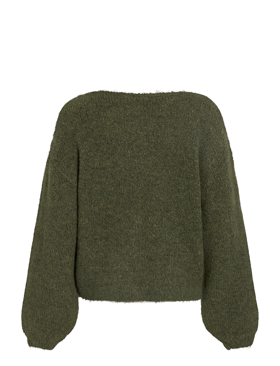 Vila - VIMARLEY L/S KNIT PULLOVER- NOOS - pullover - forest night - 2