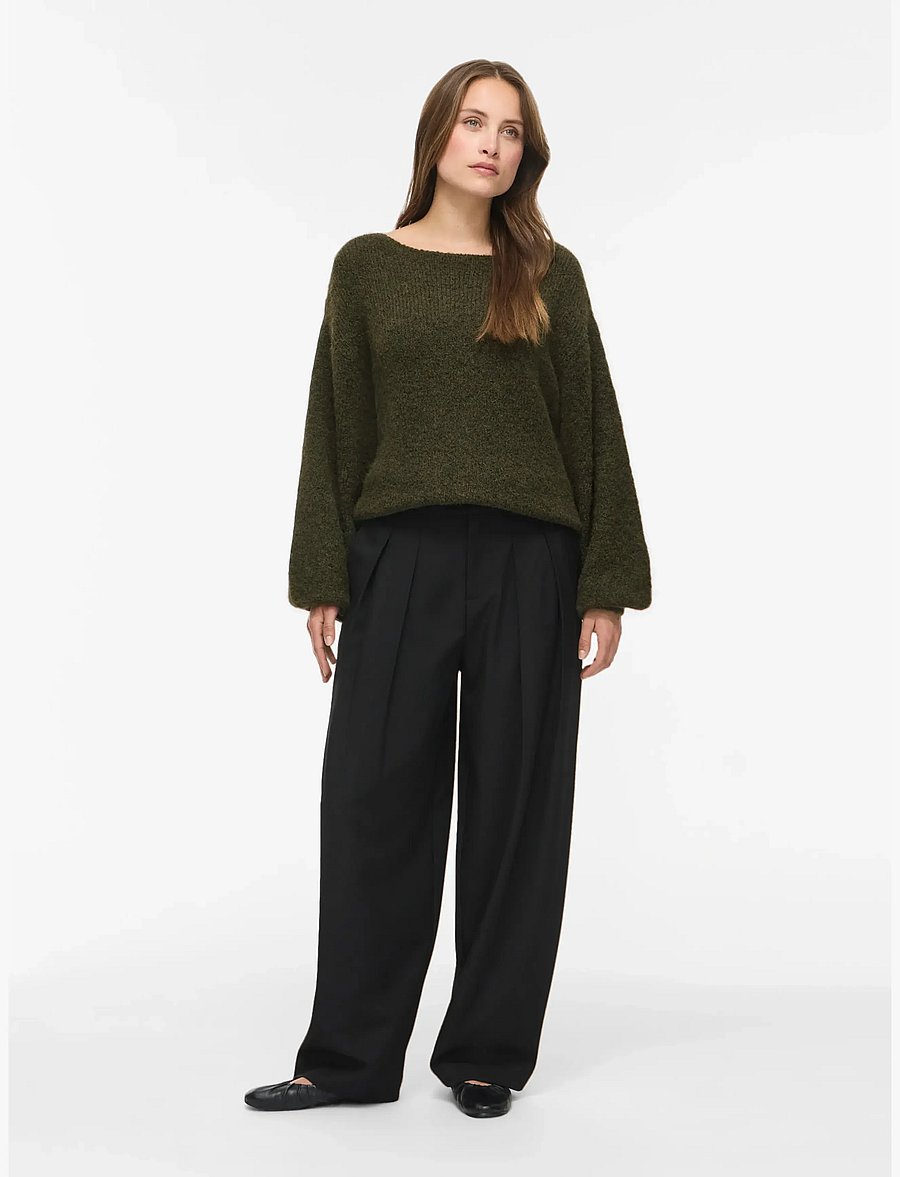 Vila - VIMARLEY L/S KNIT PULLOVER- NOOS - pullover - forest night - 4