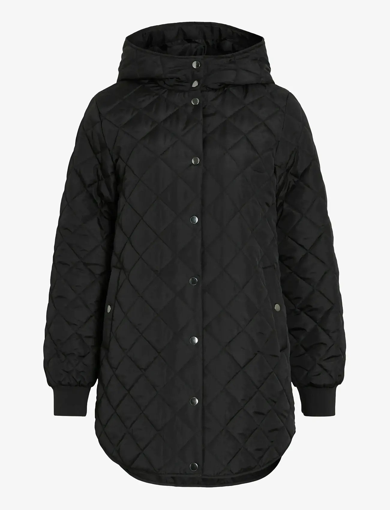 Vila - VITATE L/S HOODED JACKET - NOOS - black beauty - 1