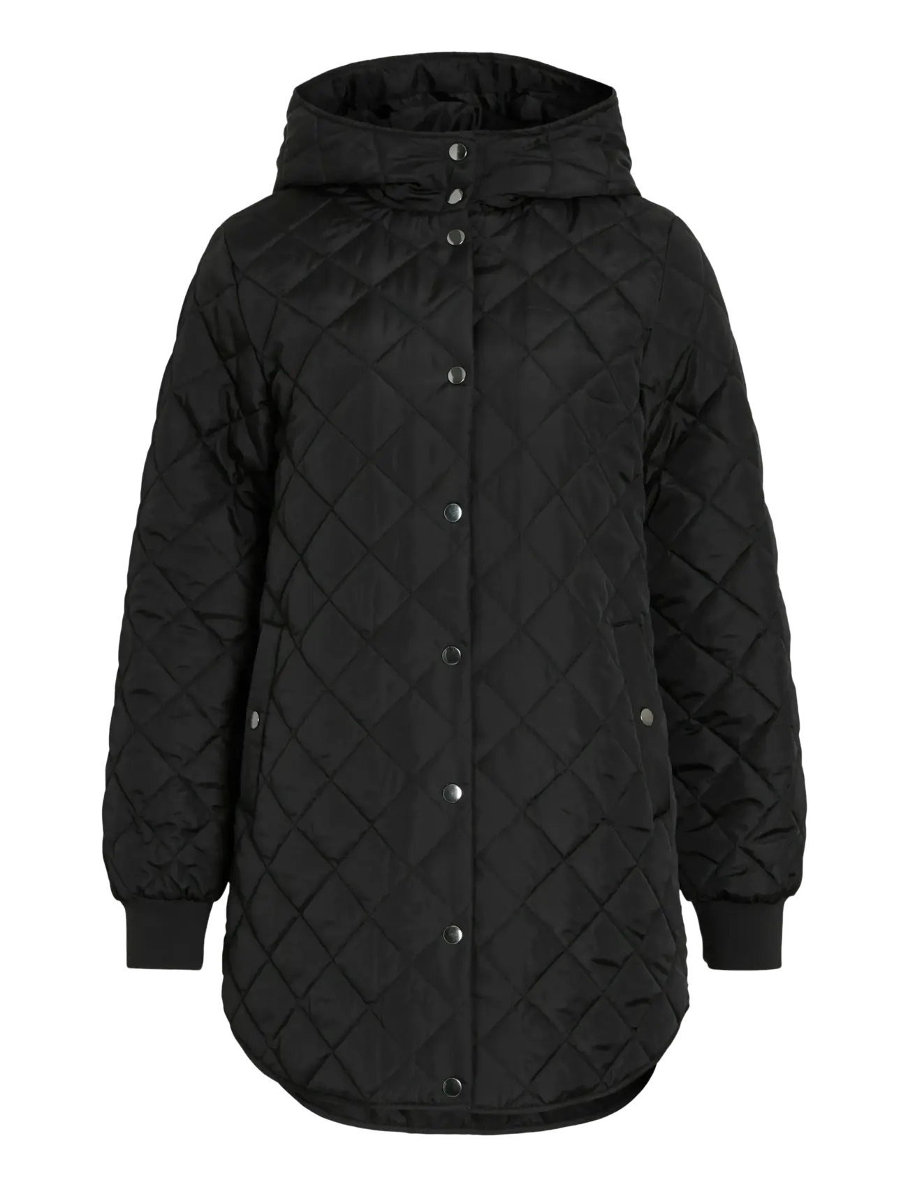 Vila - VITATE L/S HOODED JACKET - NOOS - black beauty - 1