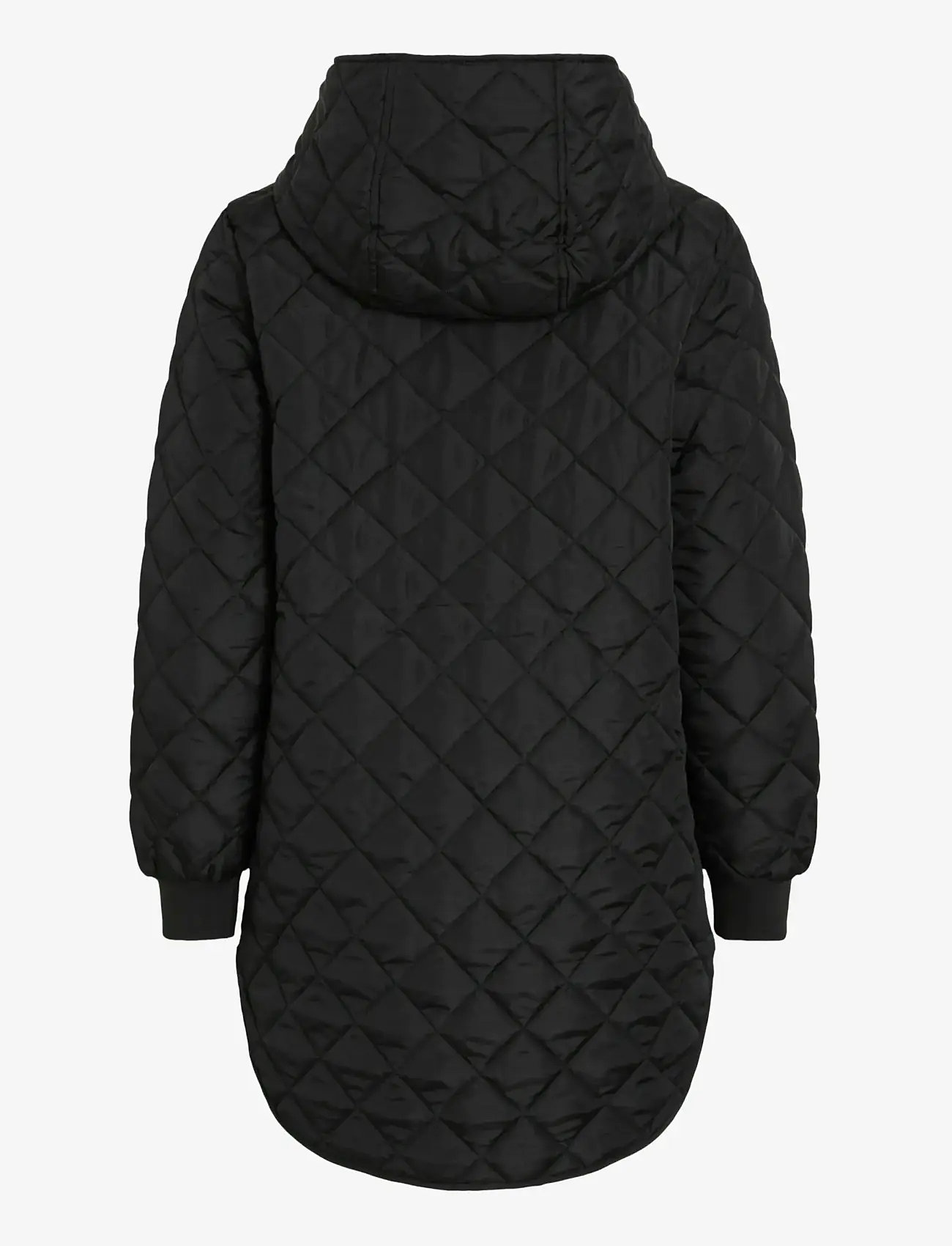 Vila - VITATE L/S HOODED JACKET - NOOS - black beauty - 2